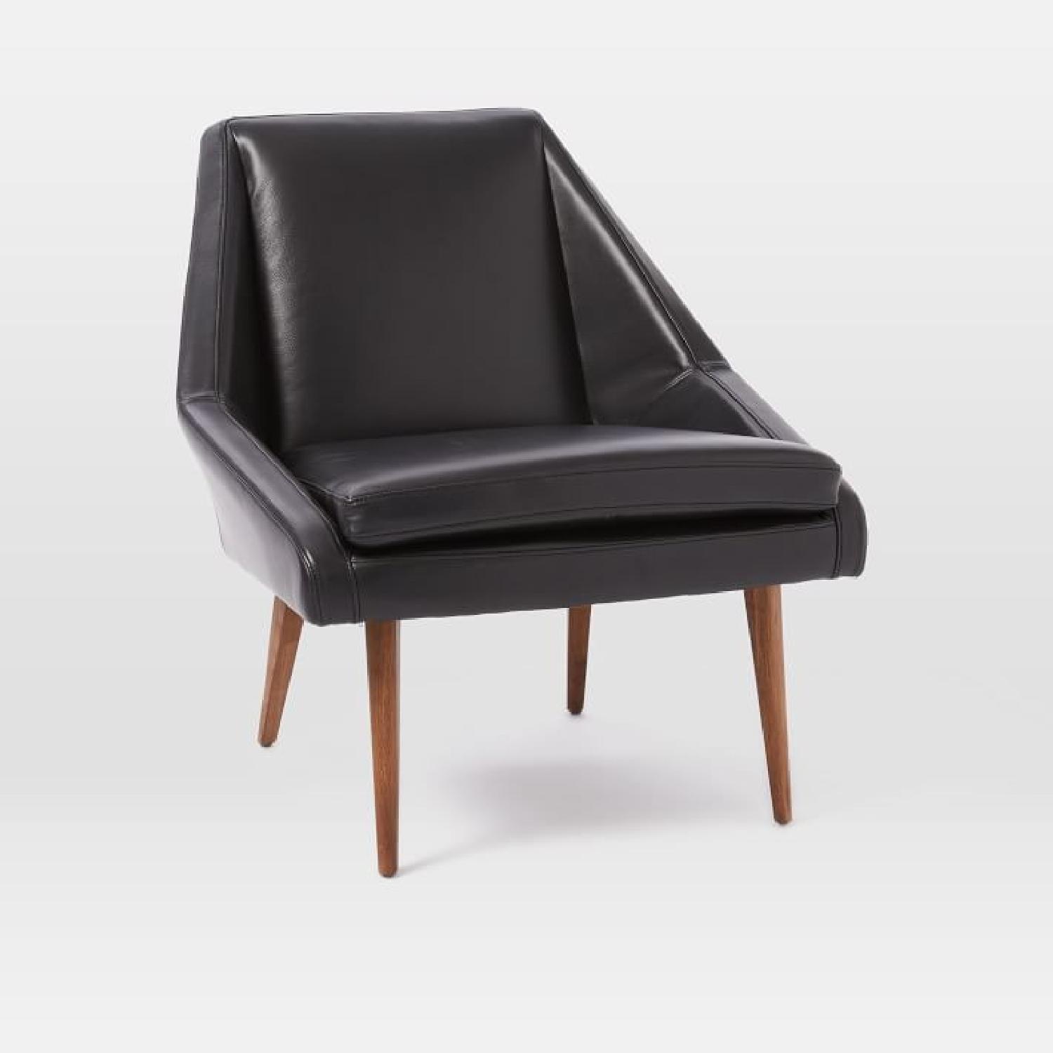 West Elm Parker Leather Slipper Chair - image-5