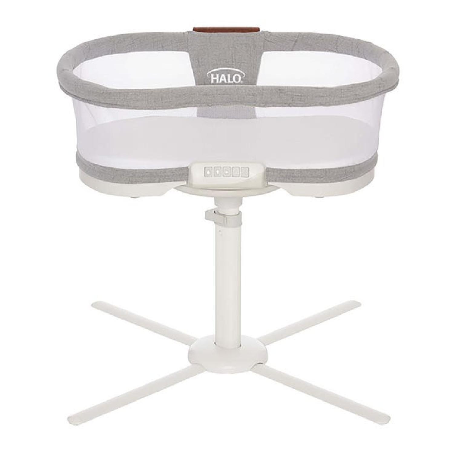 HALO Bassinest Luxe Swivel Sleeper in Dove Grey - image-4