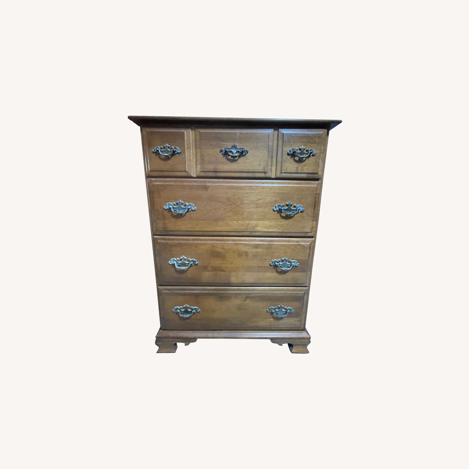 4 Drawer Solid Wood Dresser AptDeco
