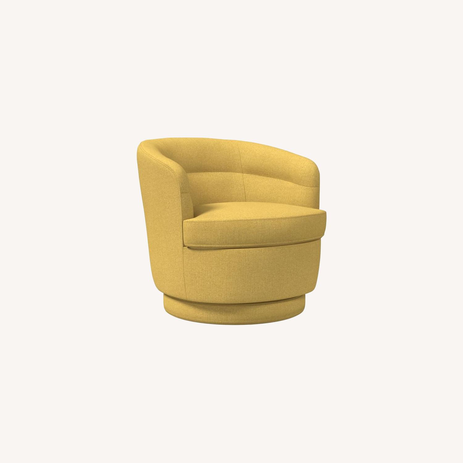 West Elm Viv Swivel Chair AptDeco