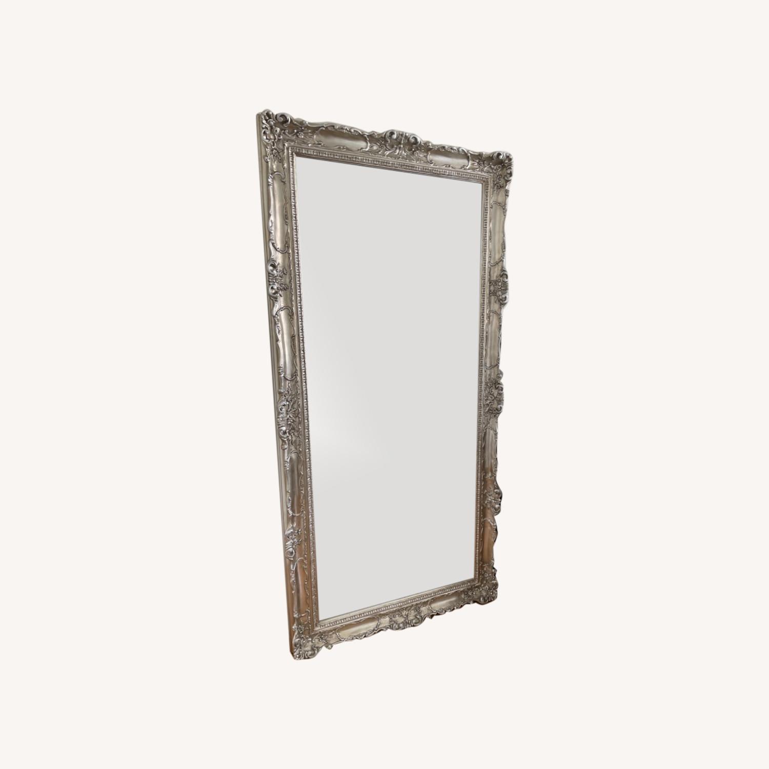 Silver Antique Floor Mirror AptDeco
