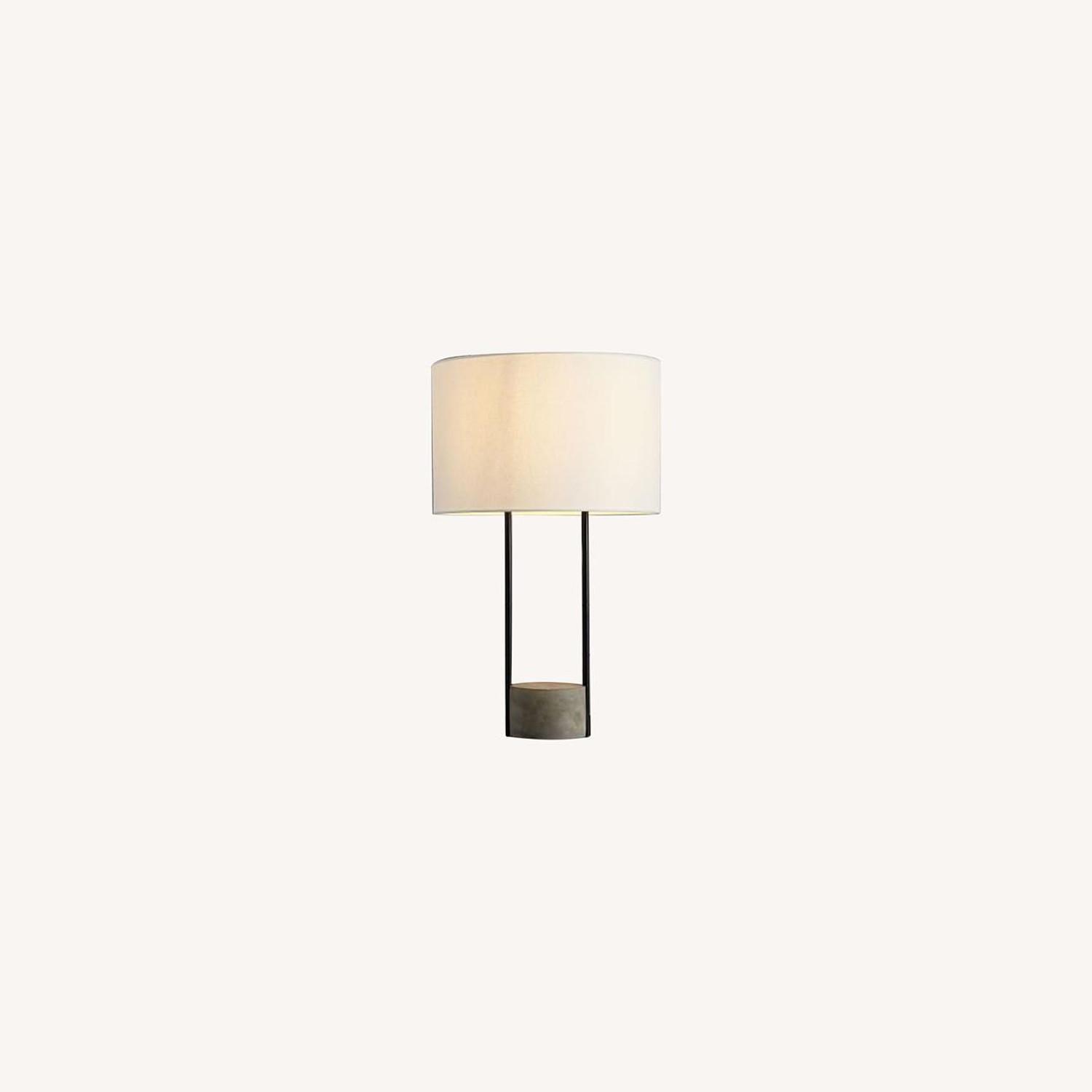 West Elm Industrial Outline Table Lamp - image-0