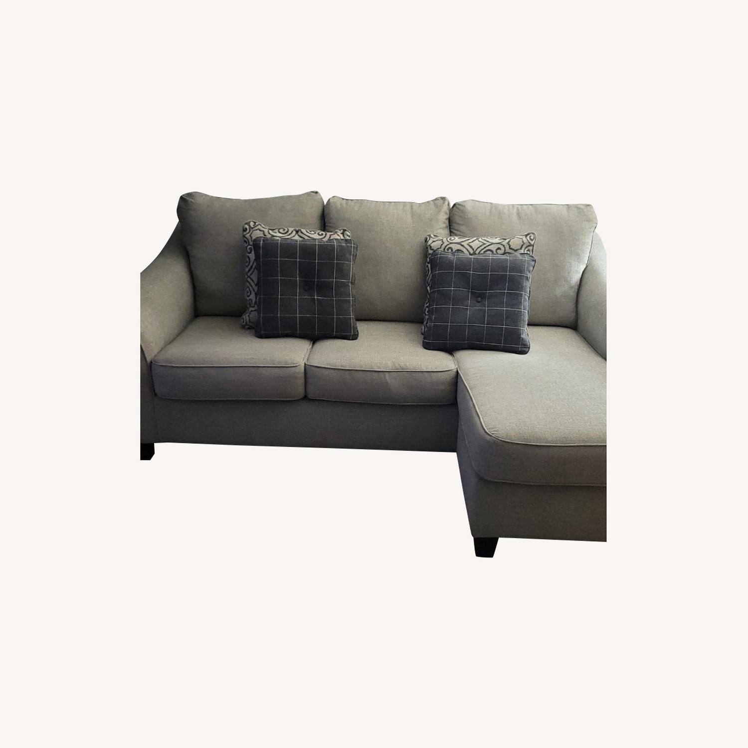 Ashley Furniture Driftwood Chaise Sofa AptDeco