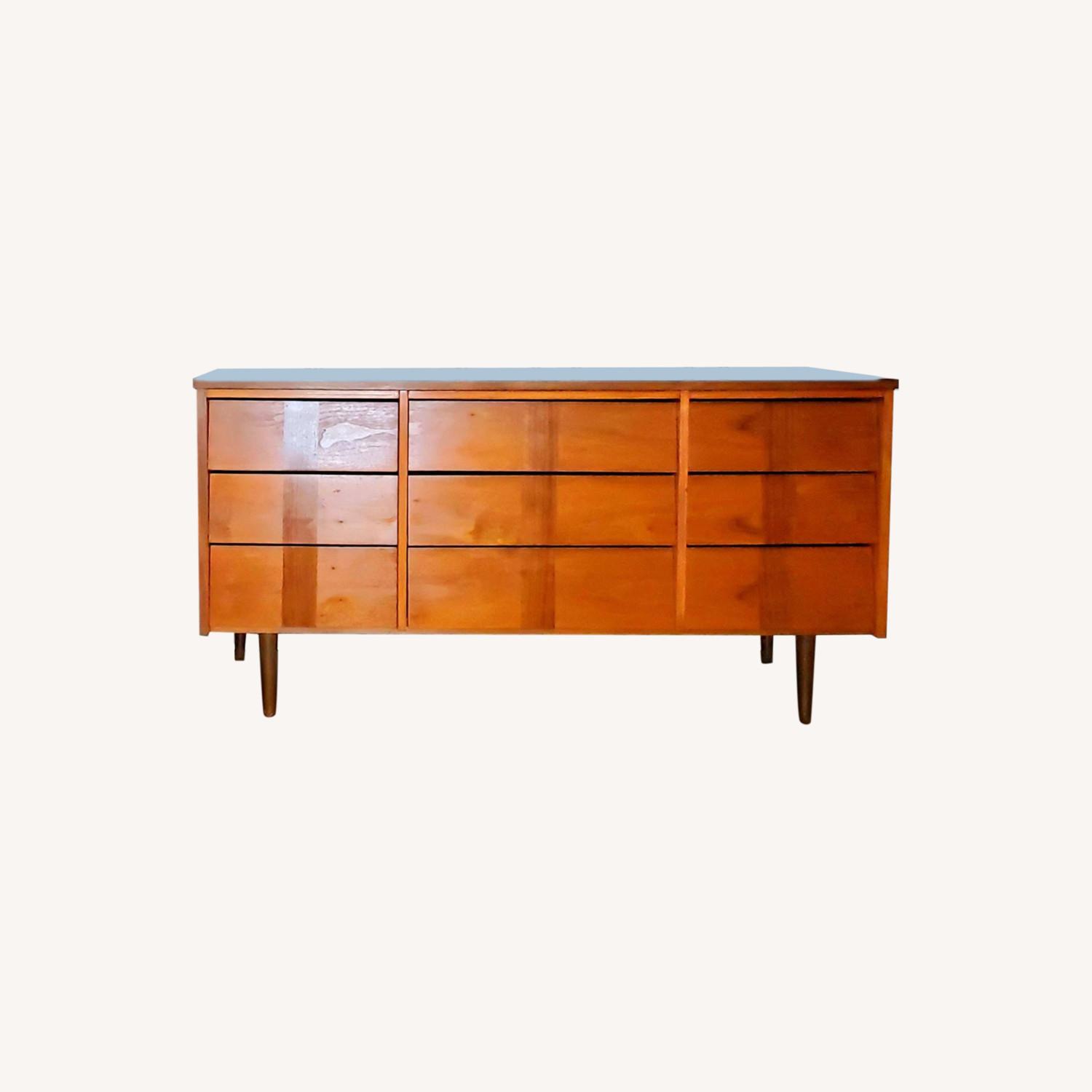 Vintage MCM Ward Furniture Lowboy Dresser AptDeco