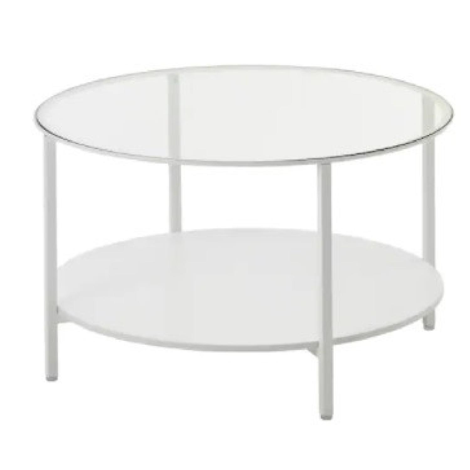 IKEA Glass Coffee Table - image-5
