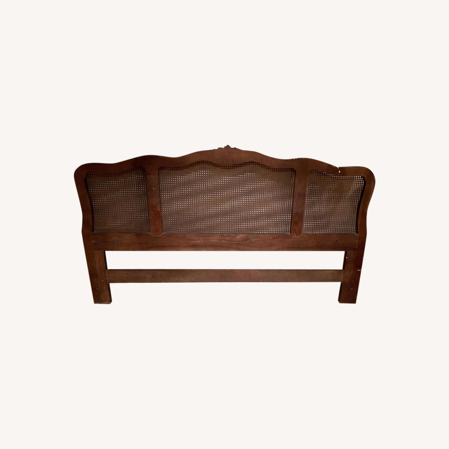 Henredon Cane Headboard for King Size Bed - image-0