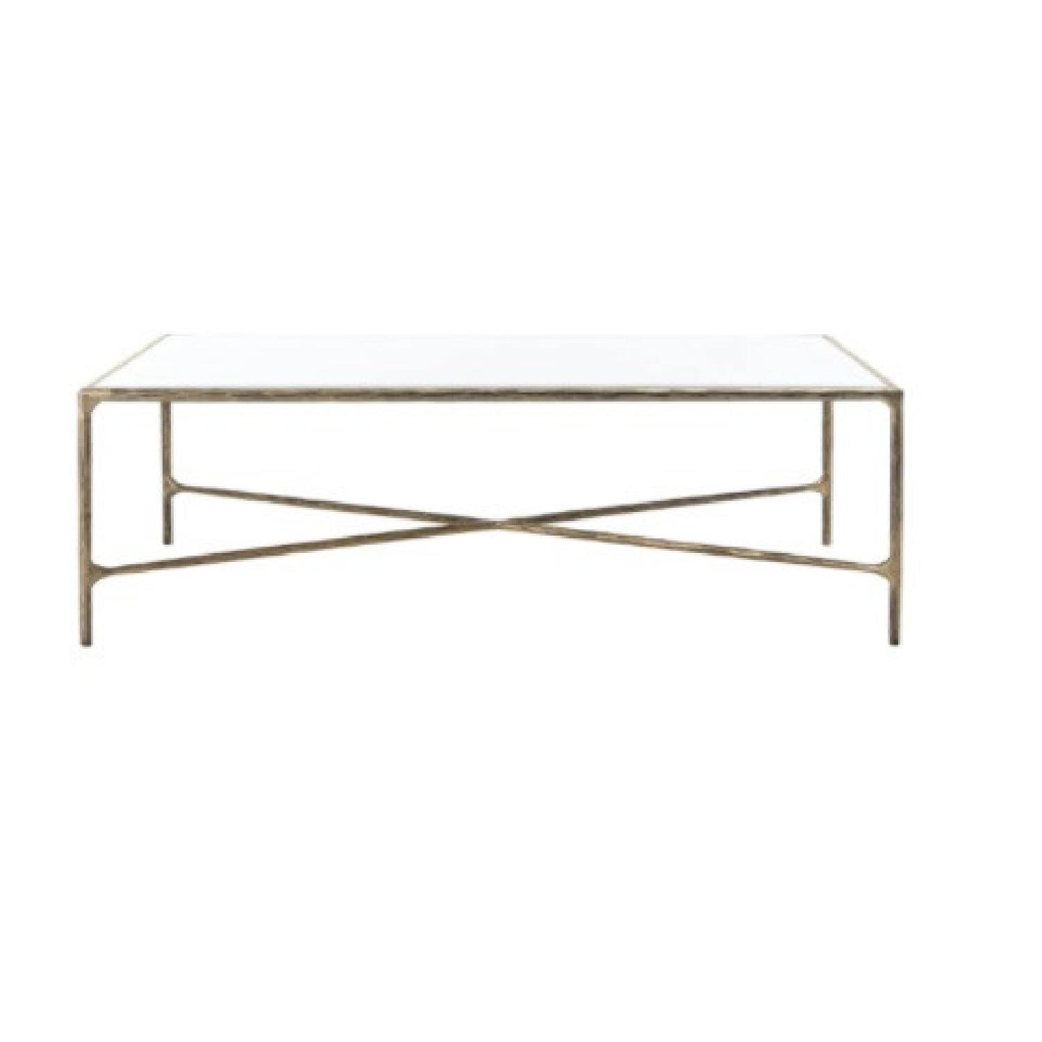 Safavieh Couture Jessa Rectangle Coffee Table AptDeco