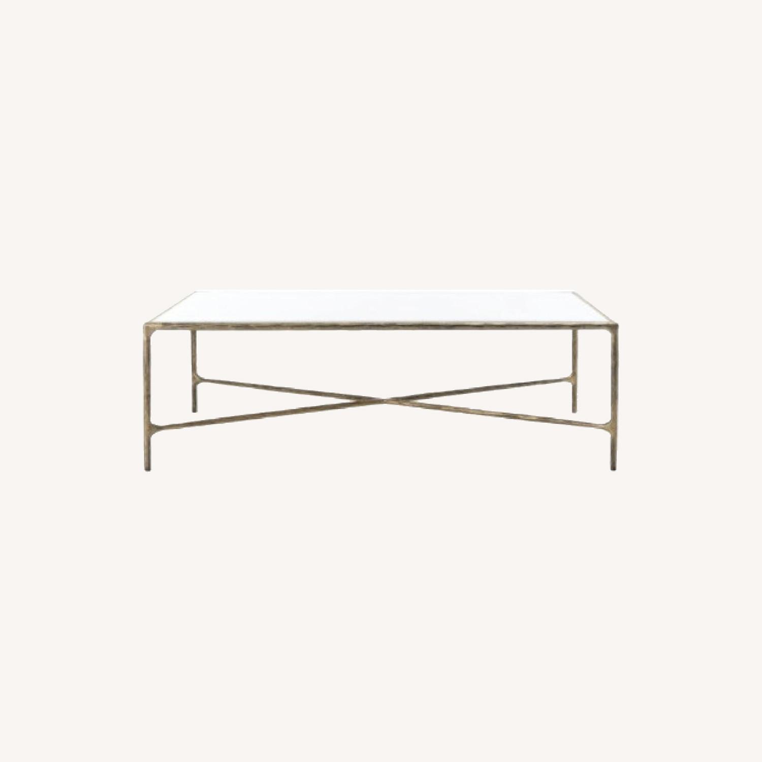 Safavieh Couture Jessa Rectangle Coffee Table AptDeco