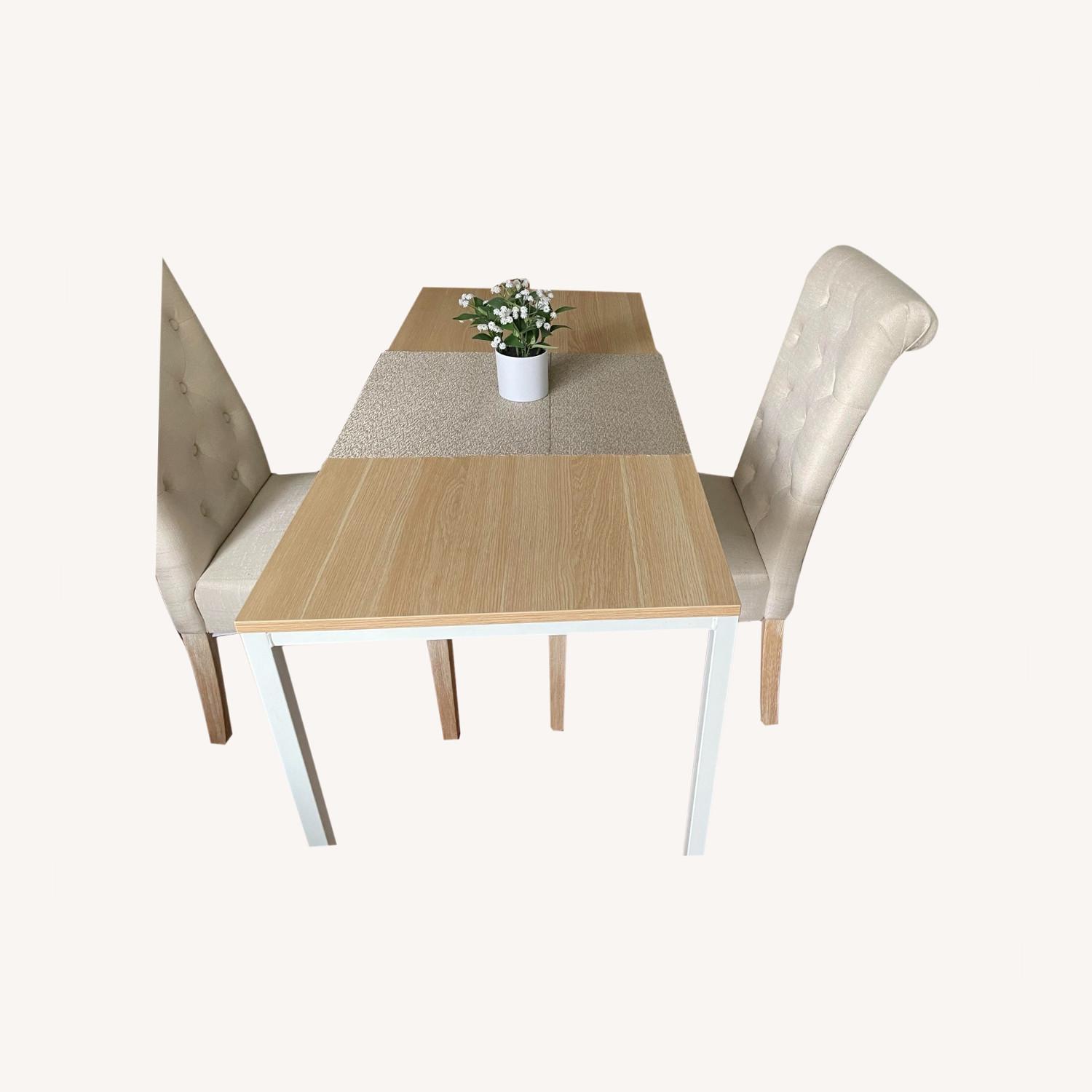 Round Hill Furniture Smart Dining Set Table and 2 Chairs AptDeco