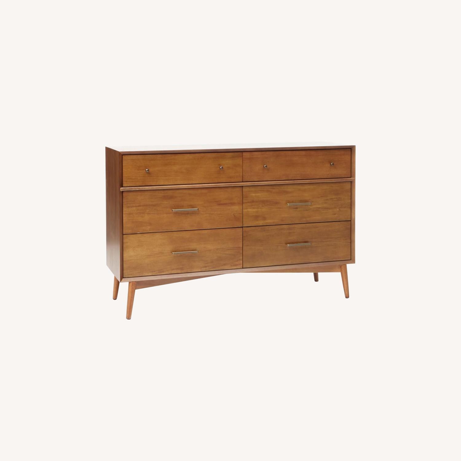 West Elm Mid Century Collection 6D Dresser:Acorn - image-0