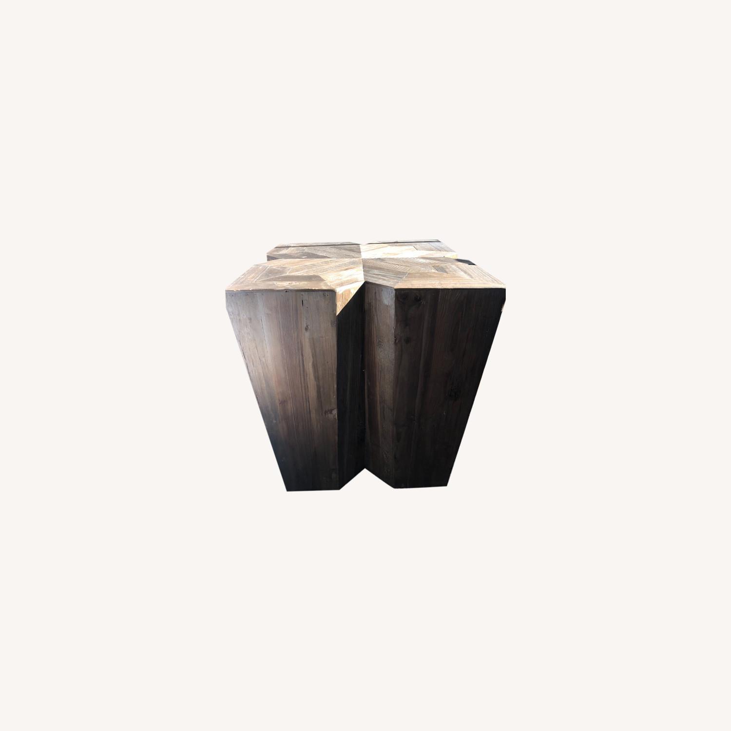 West Elm Wooden End Table AptDeco