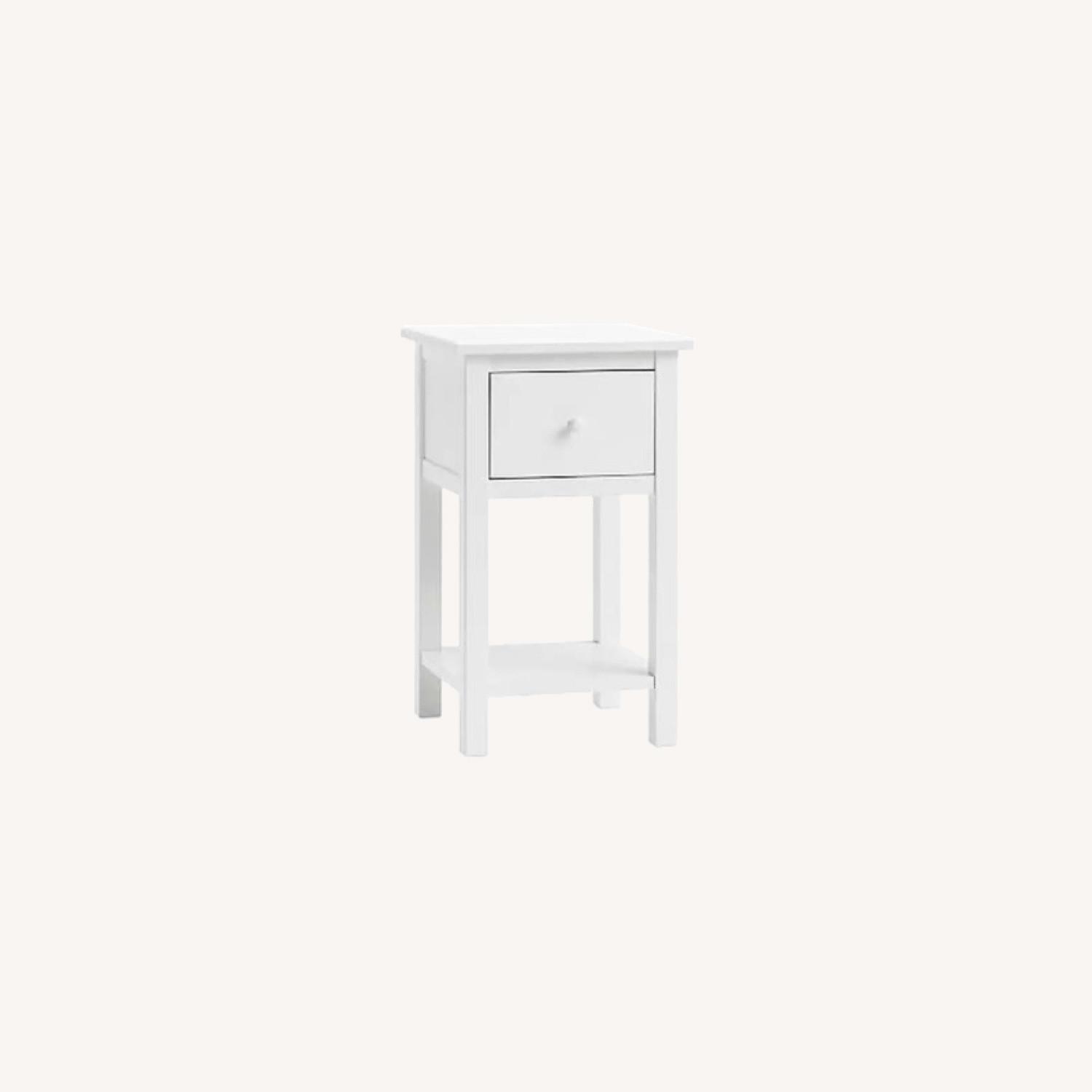Pottery Barn Kids Harlow White Nightstand AptDeco