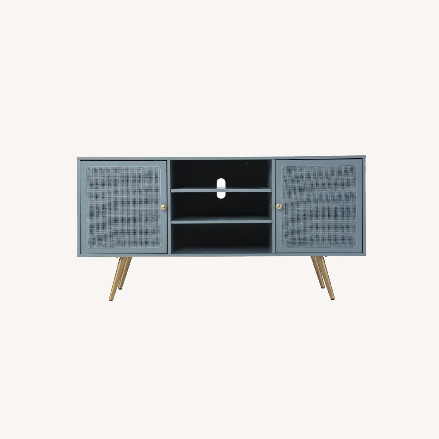Wayfair BlueGray TV Stand AptDeco