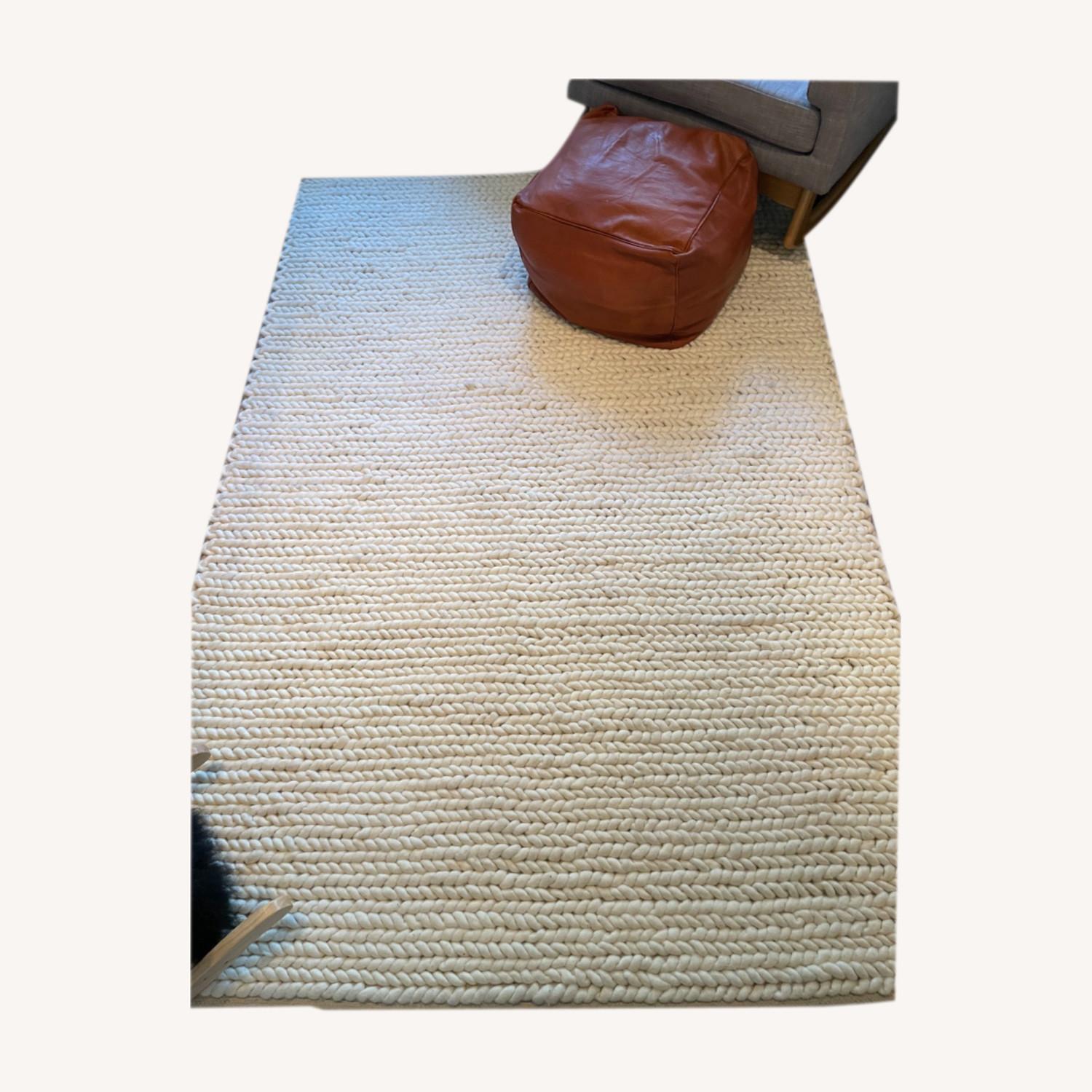 Serena & Lily Braided Wool Rug AptDeco