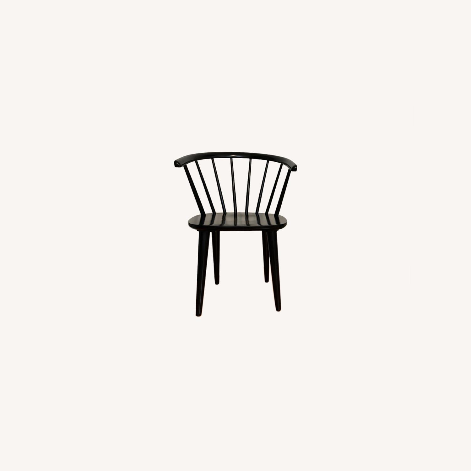 Black Modern Farmhouse Dining Chairs AptDeco