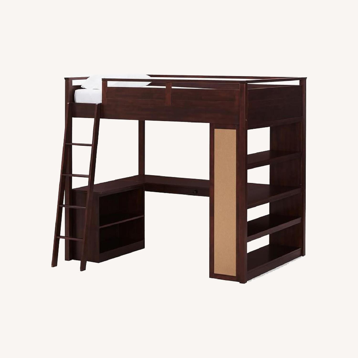 Pottery Barn Teen Sleep and Study Loft Bed - AptDeco