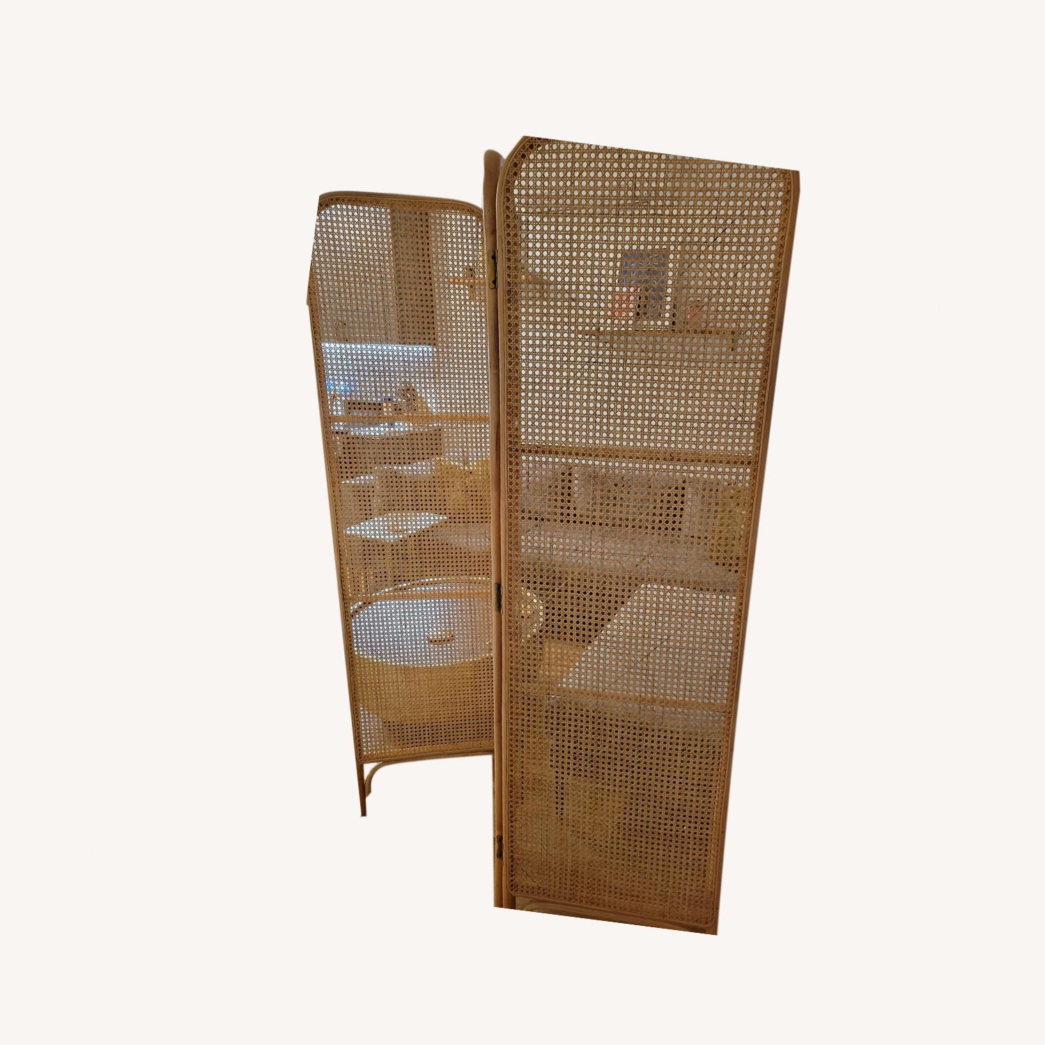Urban Outfitters Ria Room Rattan Divider AptDeco