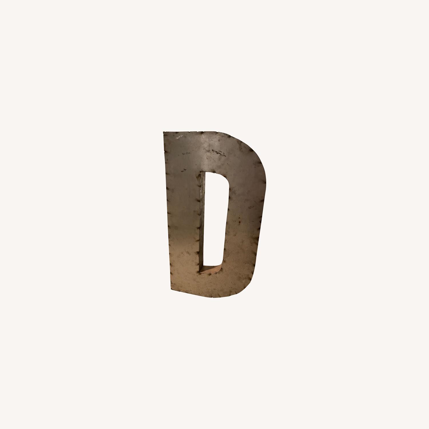 Metal Letter D - image-0
