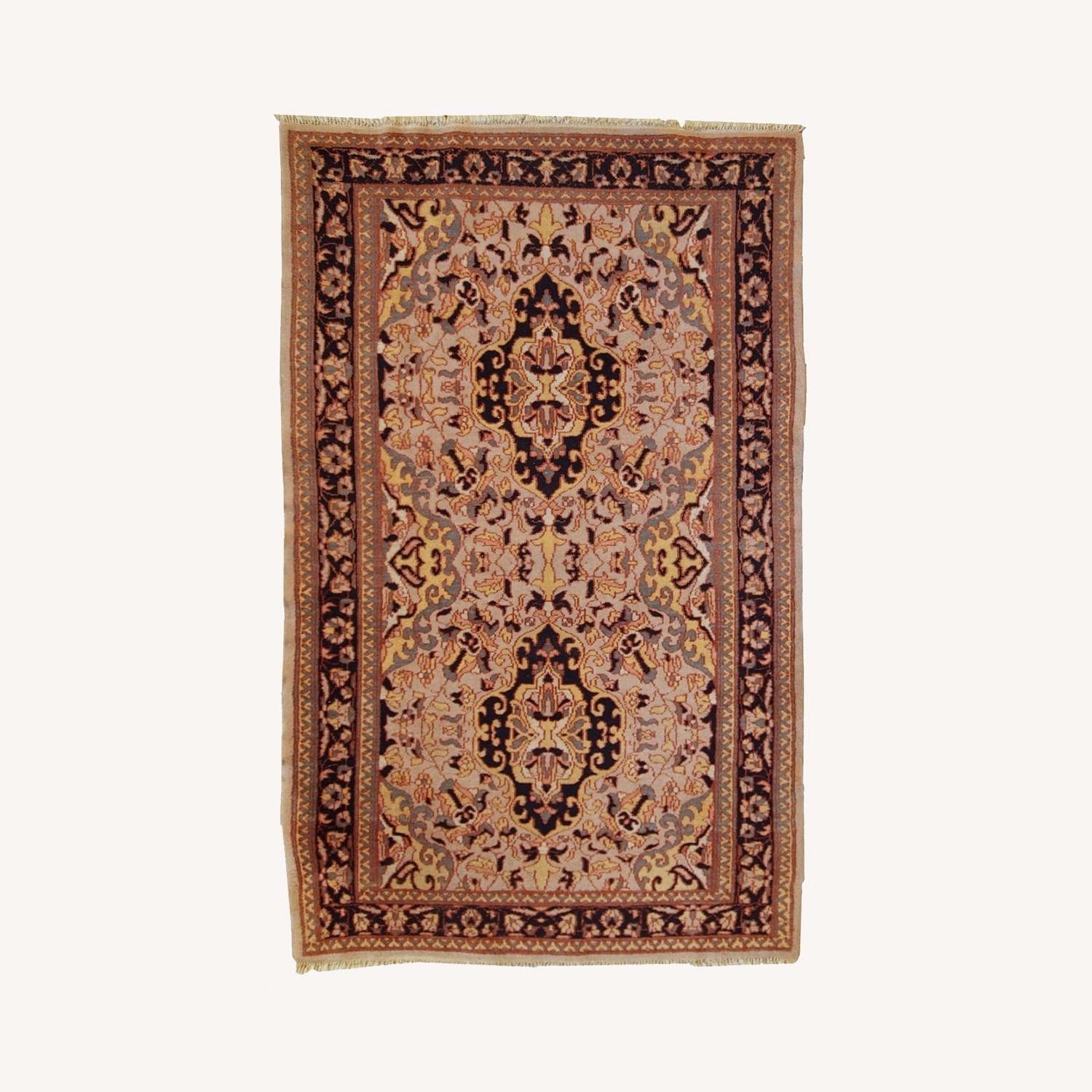Handmade Vintage Pakistani Lahore Rug, 1C350 AptDeco