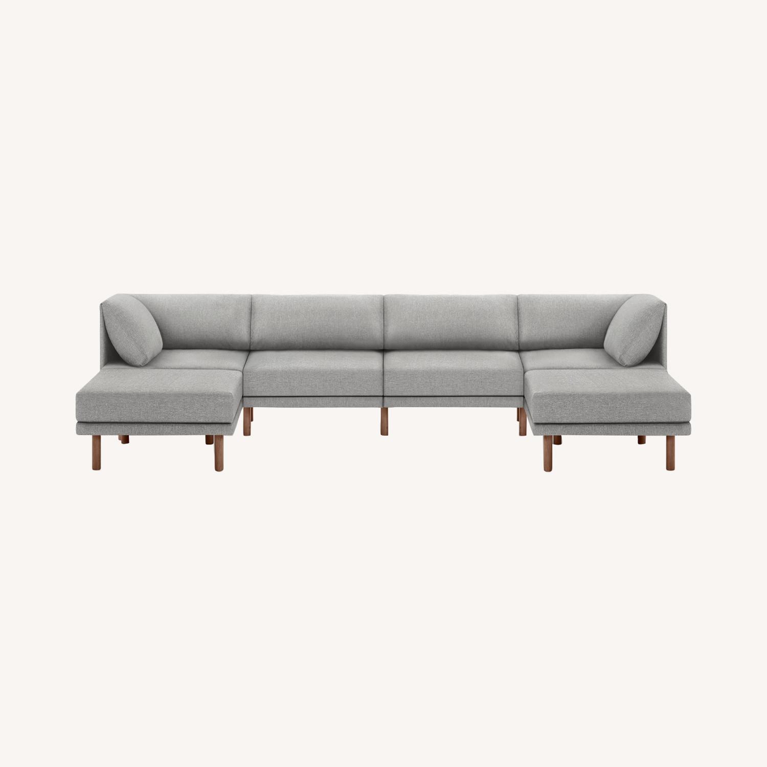 Burrow The Range 6Piece Sectional Double Lounger AptDeco