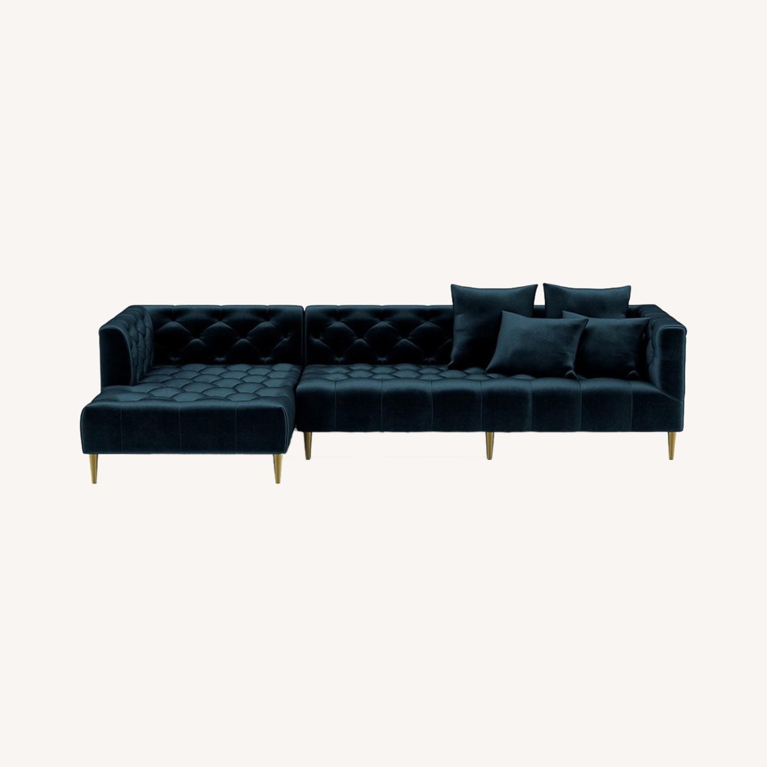Interior Define Ms. Chesterfield Sectional Sofa - image-0