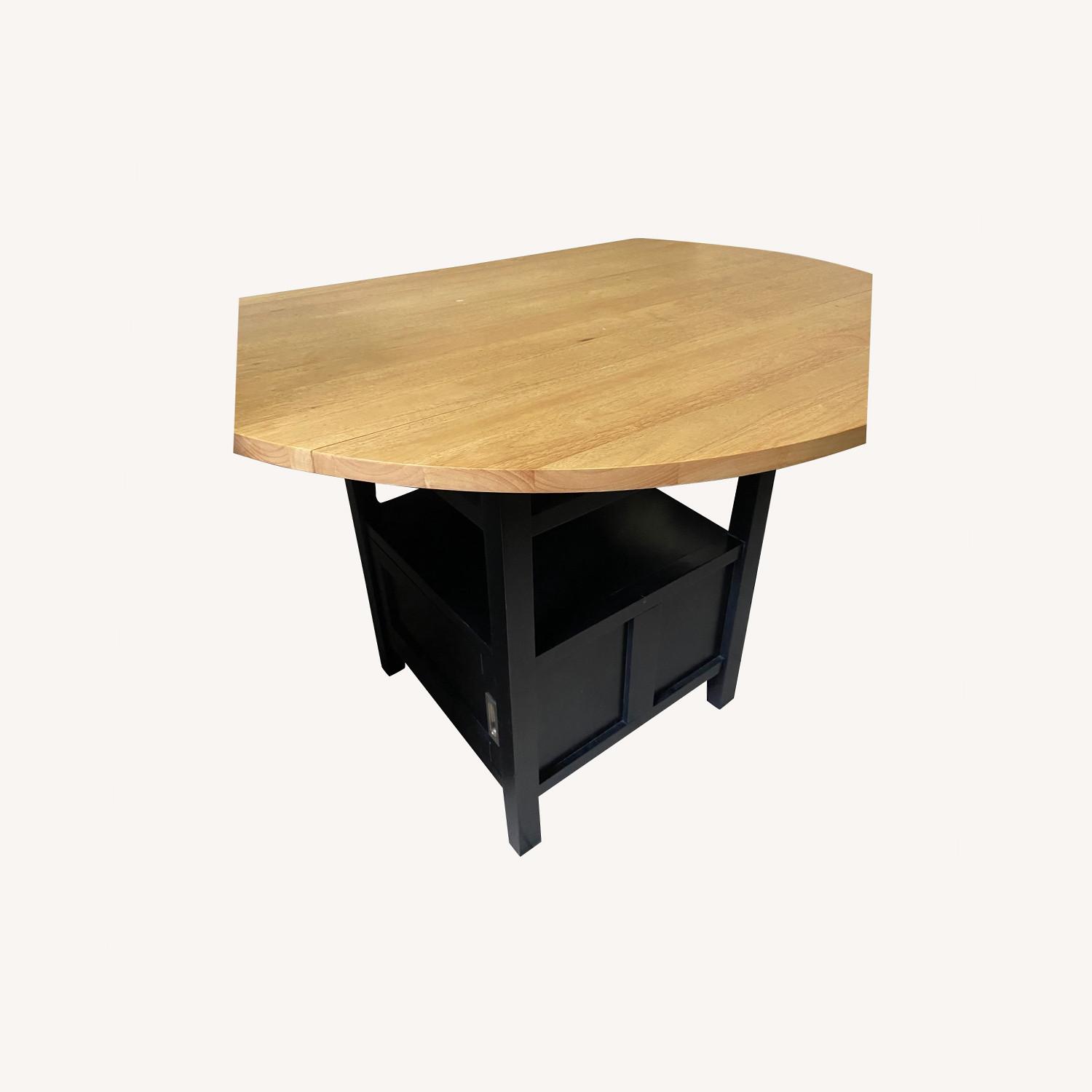 Crate and Barrel Round Kitchen Table AptDeco