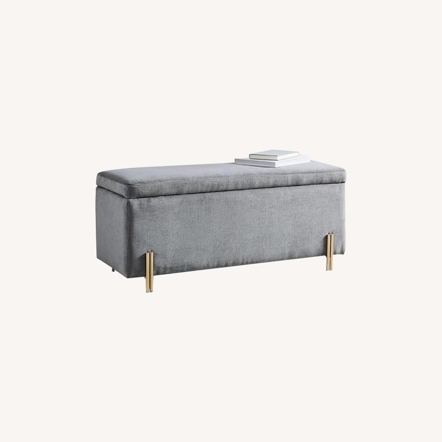 West Elm Mod Storage Bench AptDeco