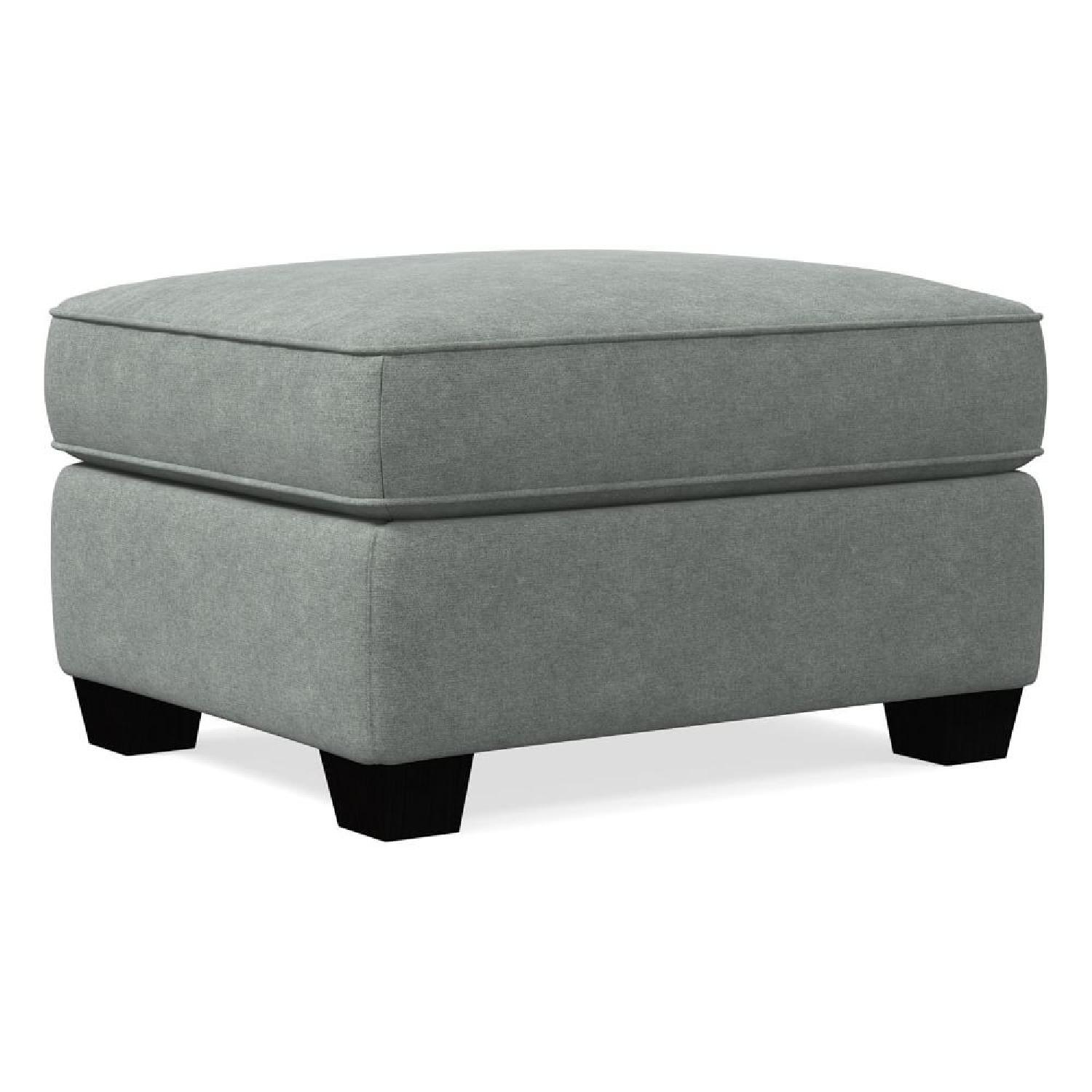 West Elm Henry Storage Ottoman AptDeco