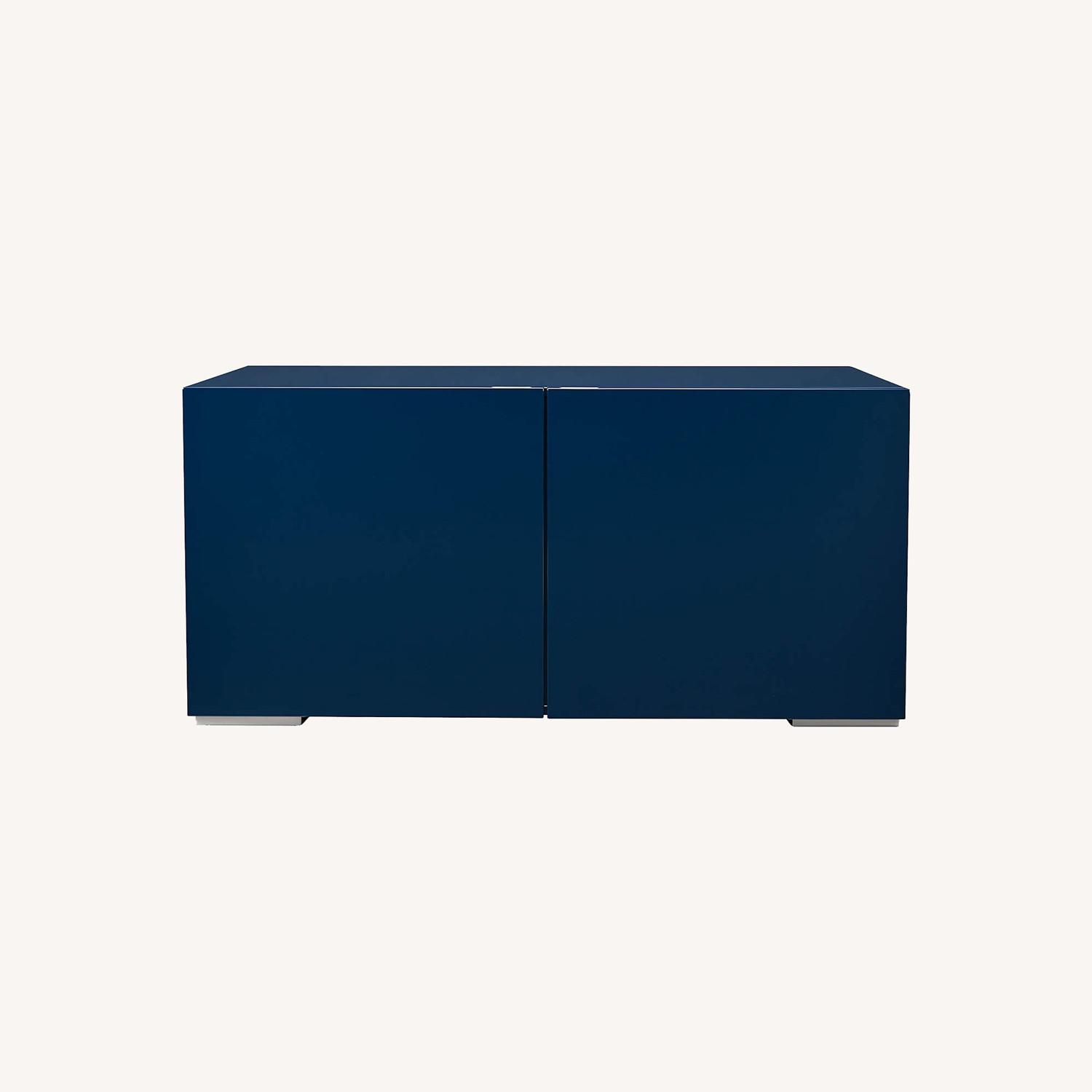 CB2 Deep Blue Console / Sideboard AptDeco