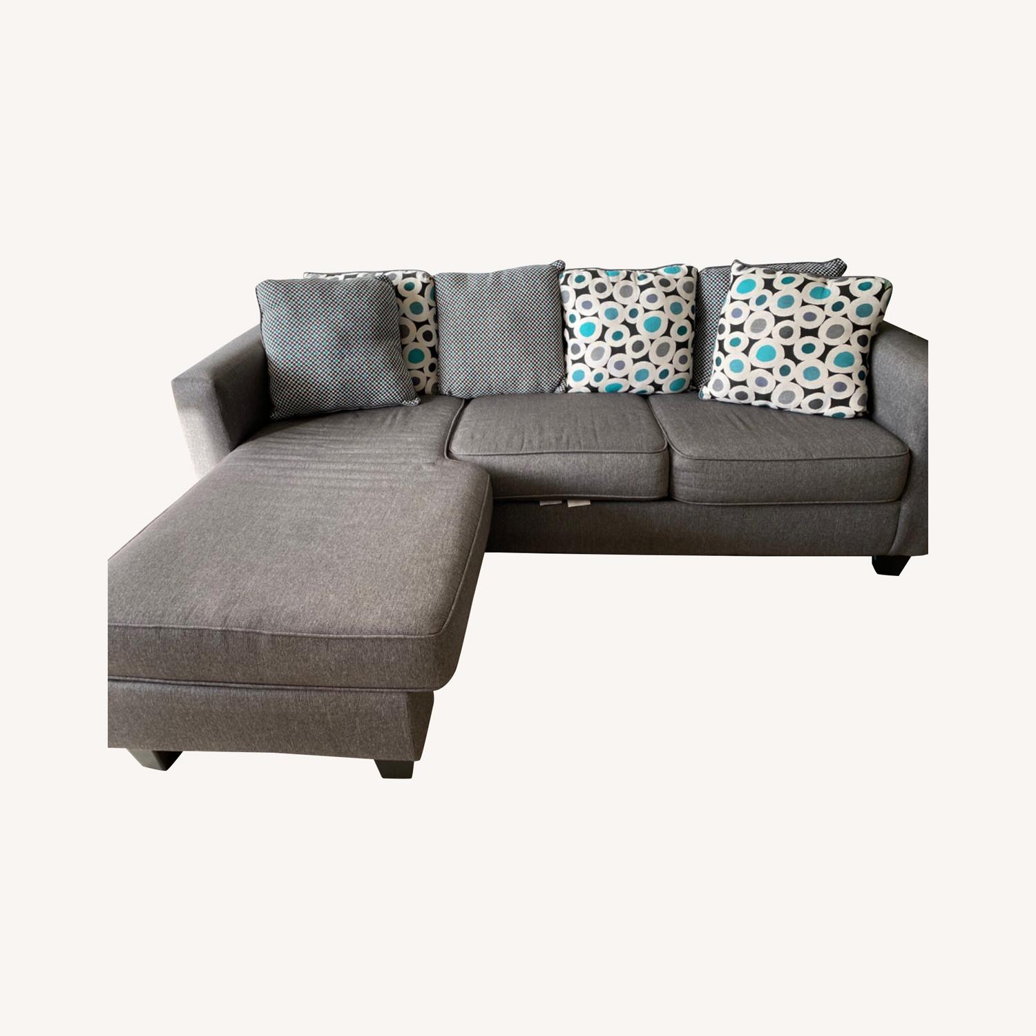 Dove Gray Custom 3-piece Sectional - AptDeco