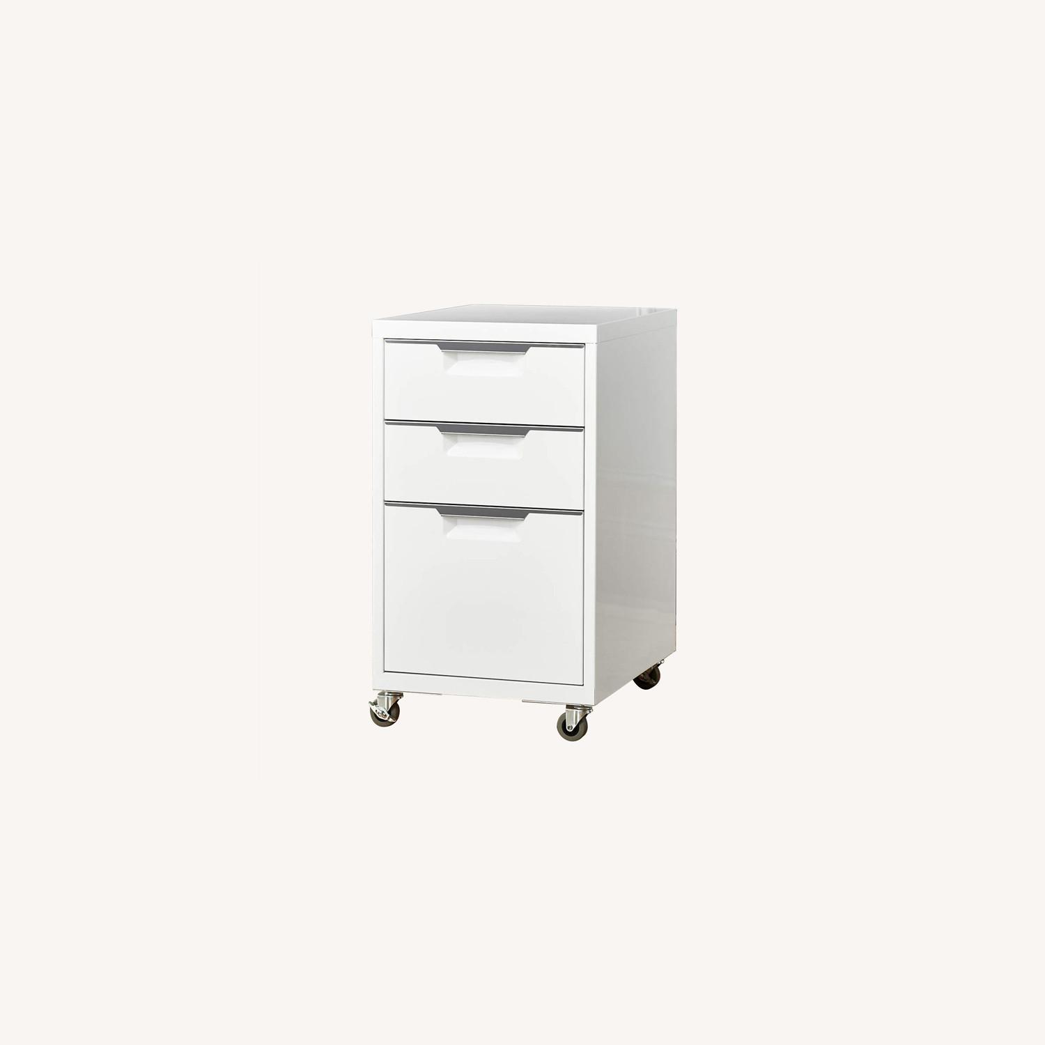 CB2 TPS White 3Drawer Filing AptDeco