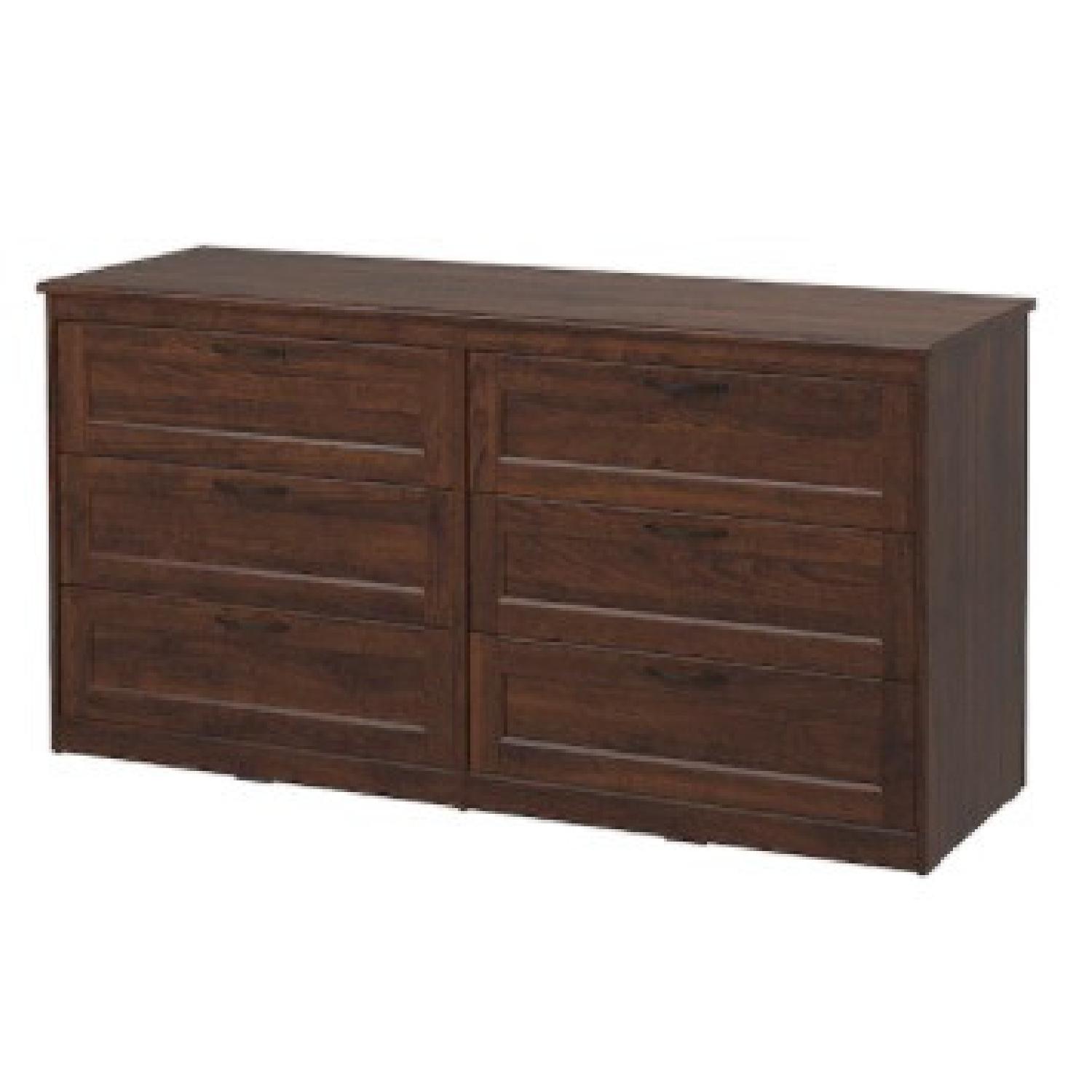 IKEA Songesand 6-drawer Dresser Brown - image-6