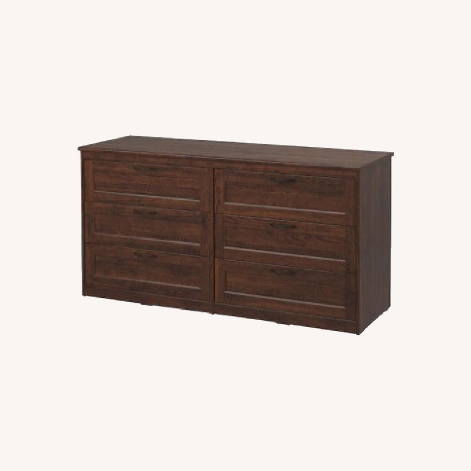 IKEA Songesand 6drawer Dresser Brown AptDeco