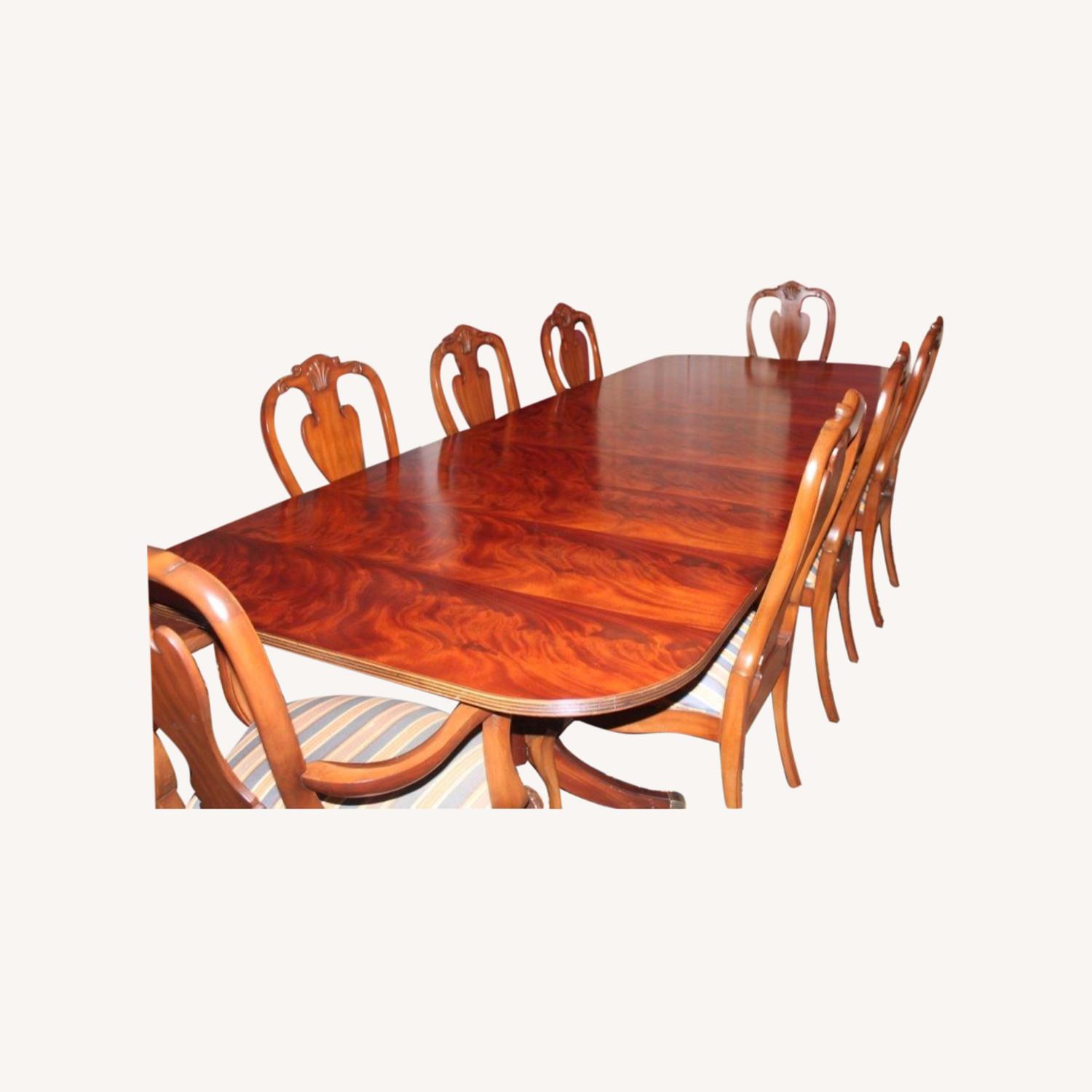 Ethan Allen Abbott Dining Table AptDeco