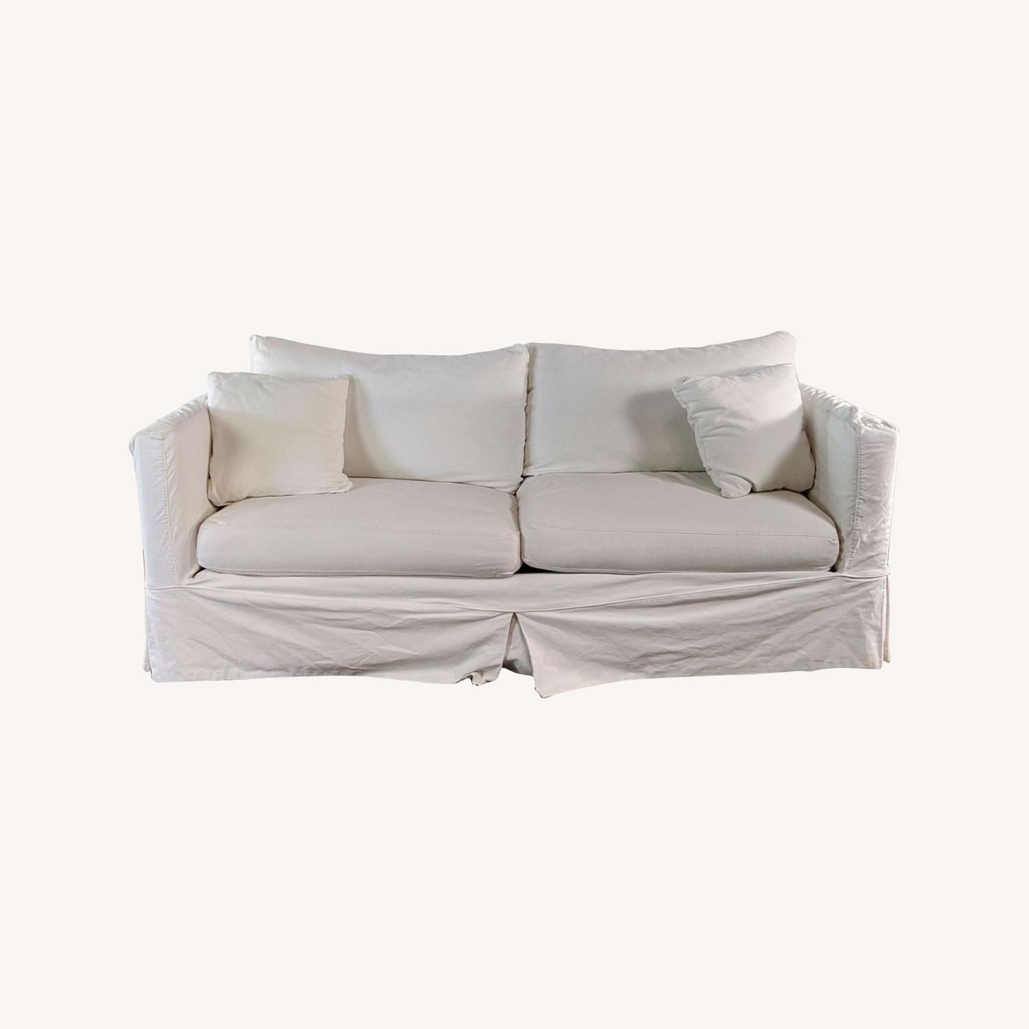 Crate & Barrel Willow Sofa with RemovableSlipcover AptDeco