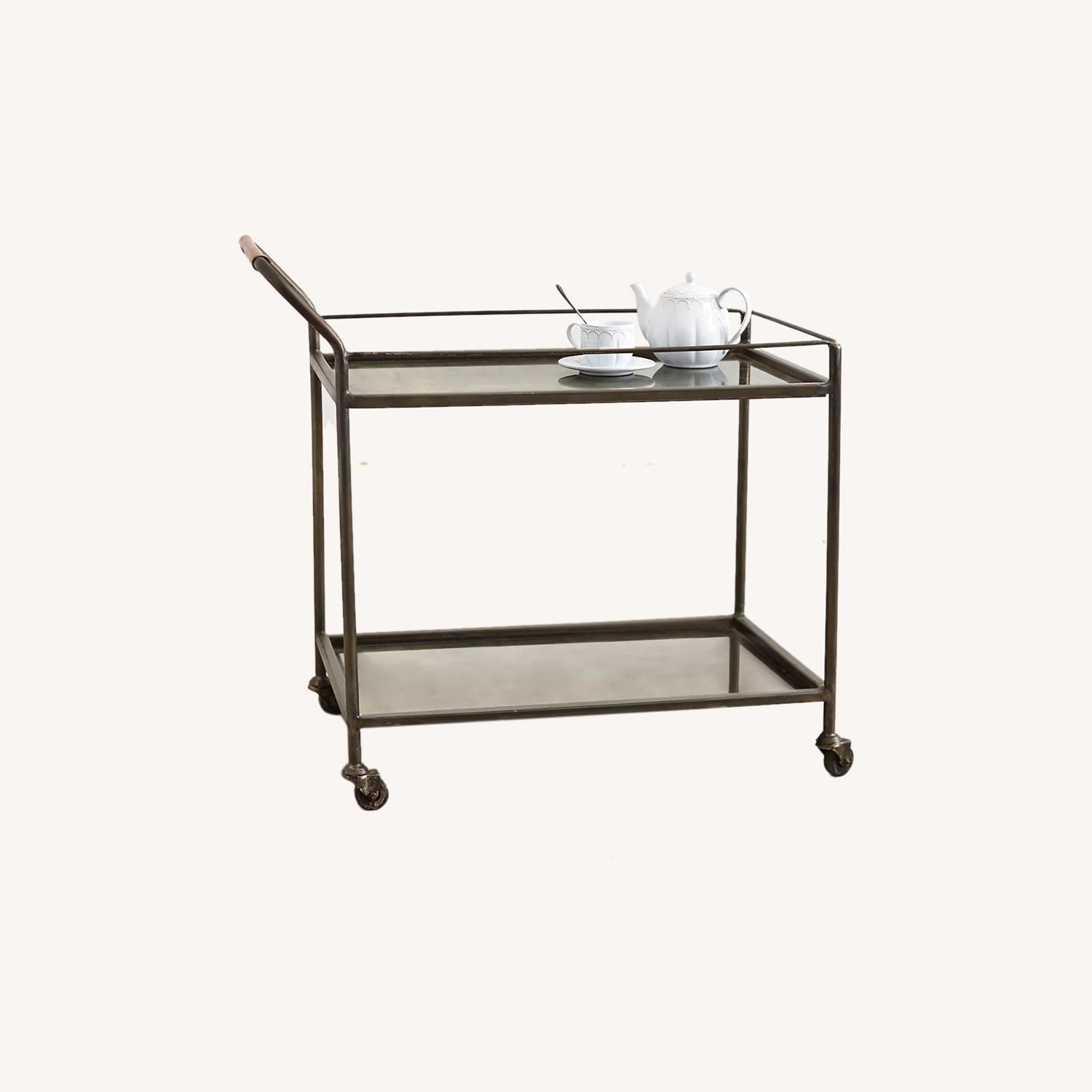 Anthropologie Mercury Bar Cart - image-10