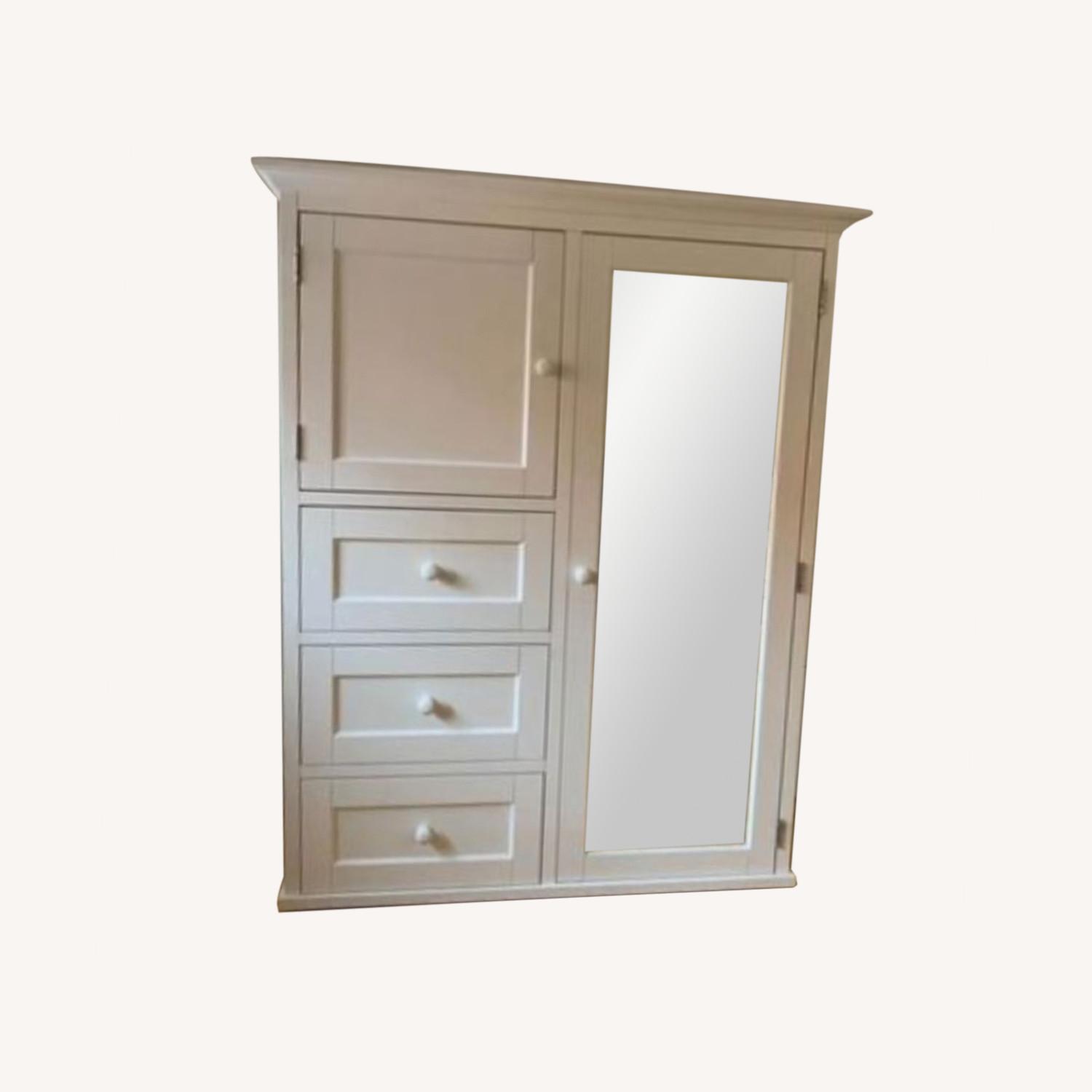 Pottery Barn White Armoire - image-2