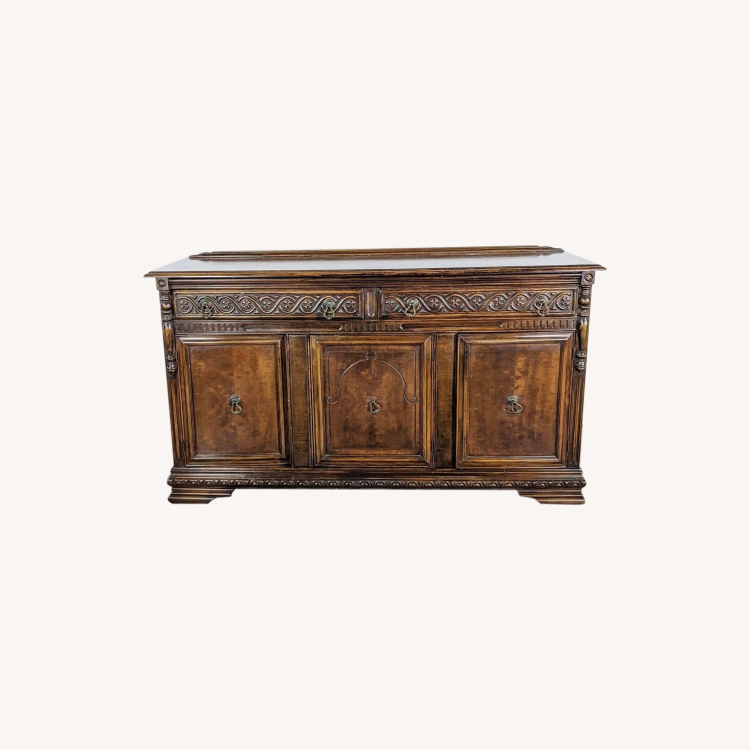 Antique Wooden Buffet - image-0