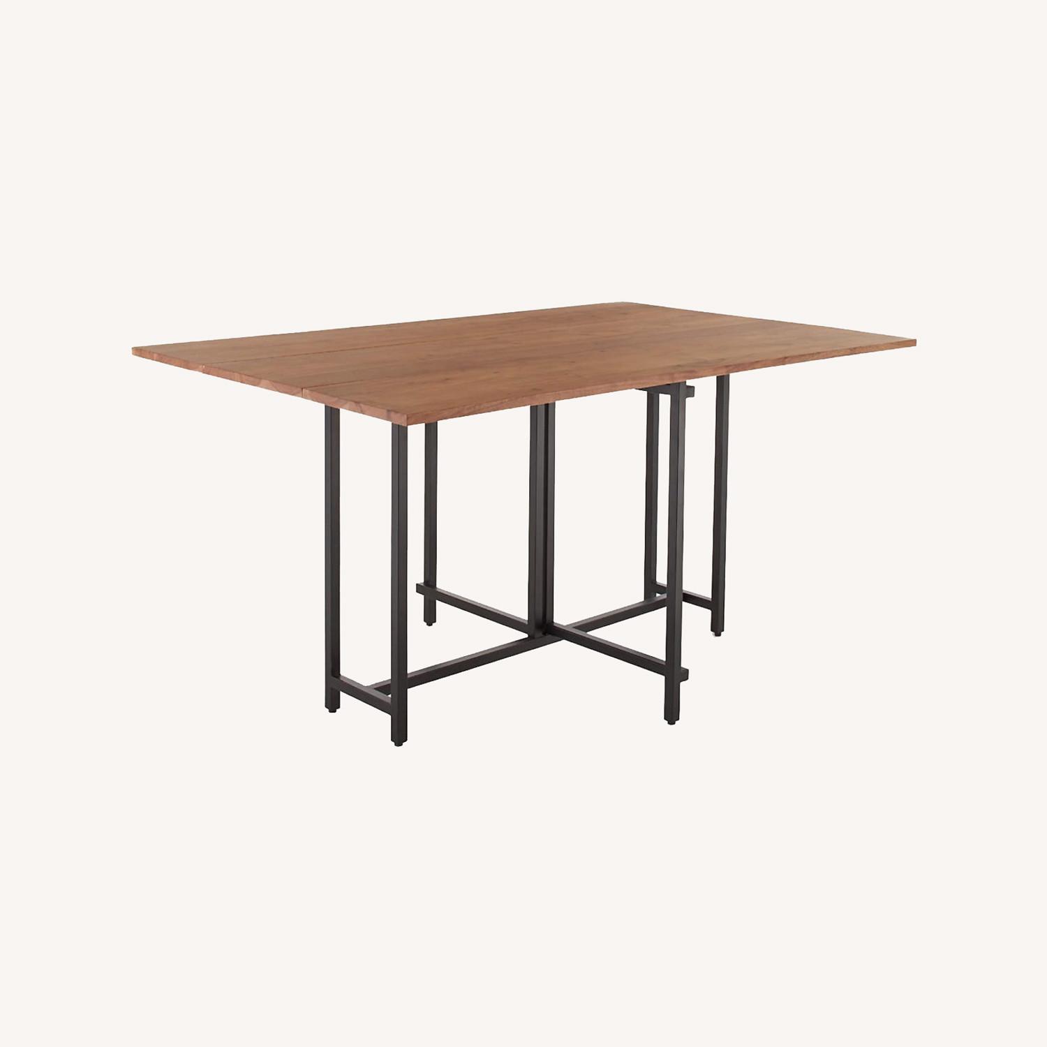 Origami Drop Leaf Rectangular Dining Table - image-0