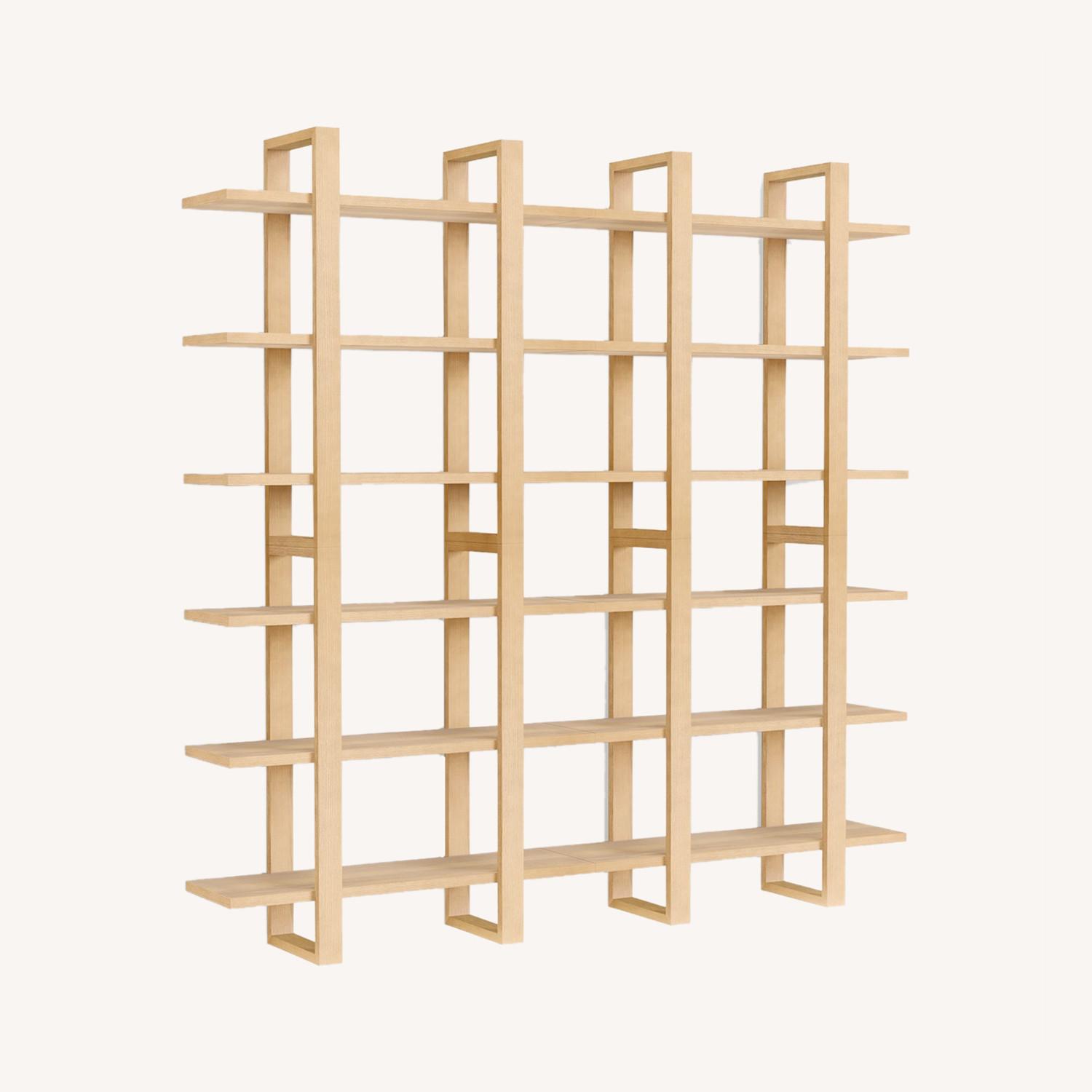 Burrow The Index Wall Shelf, Set of 4 in Oak - image-0