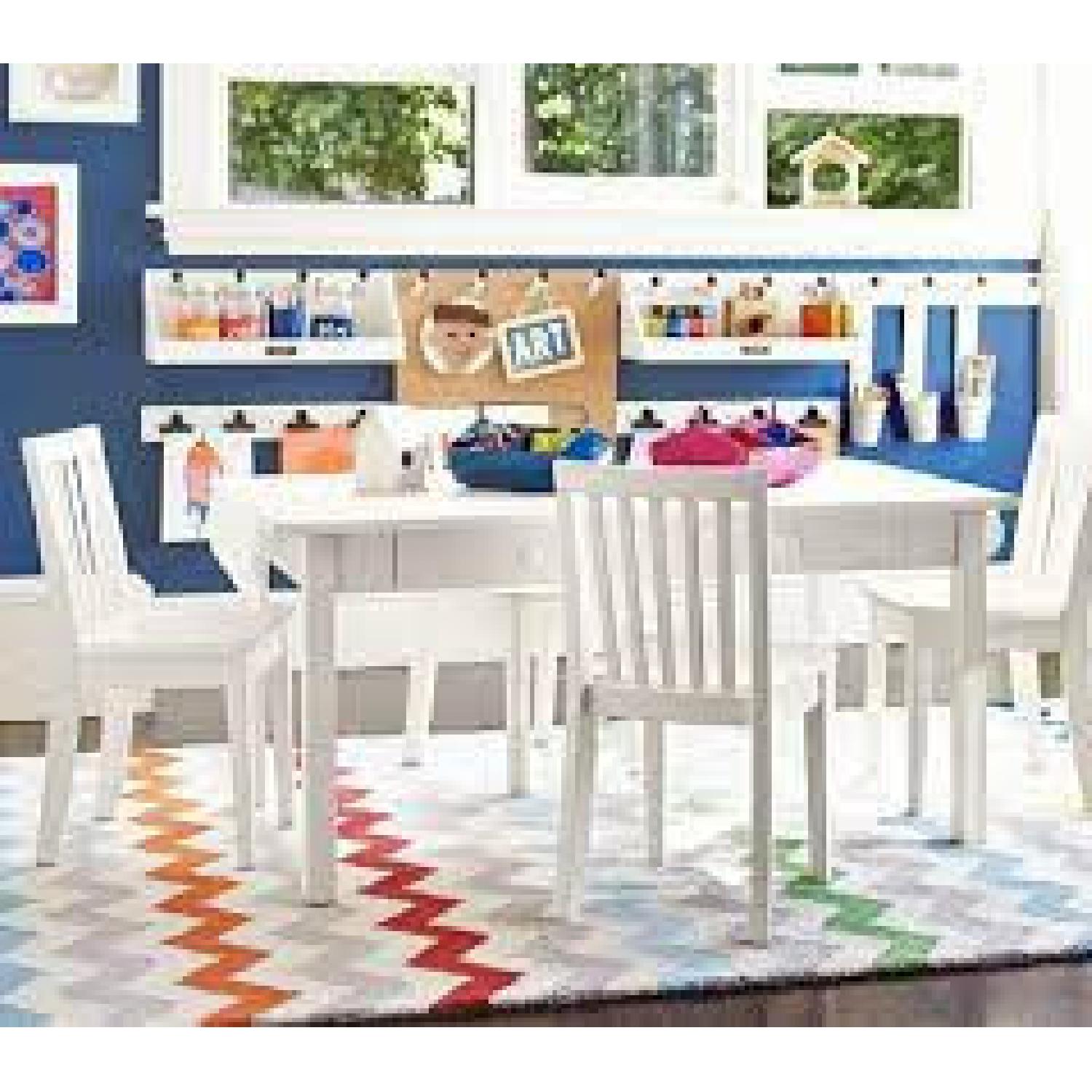 Pottery Barn Kids Carolina Craft Table + 6 Chairs - image-6