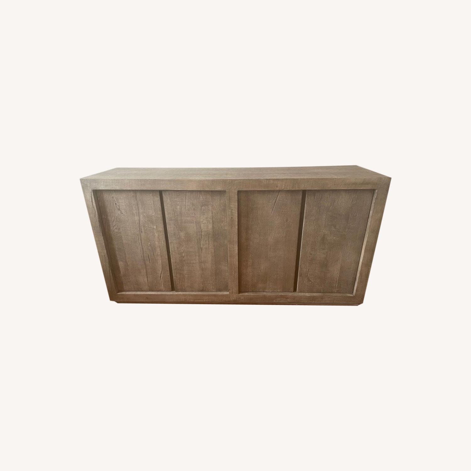 Restoration Hardware Reclaimed Grey Oak Sideboard AptDeco
