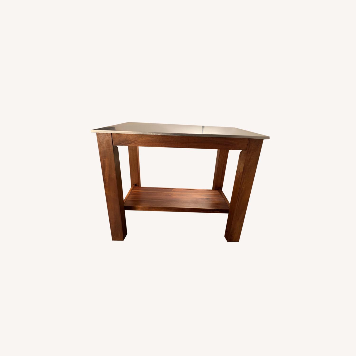 West Elm Rustic Kitchen Island AptDeco