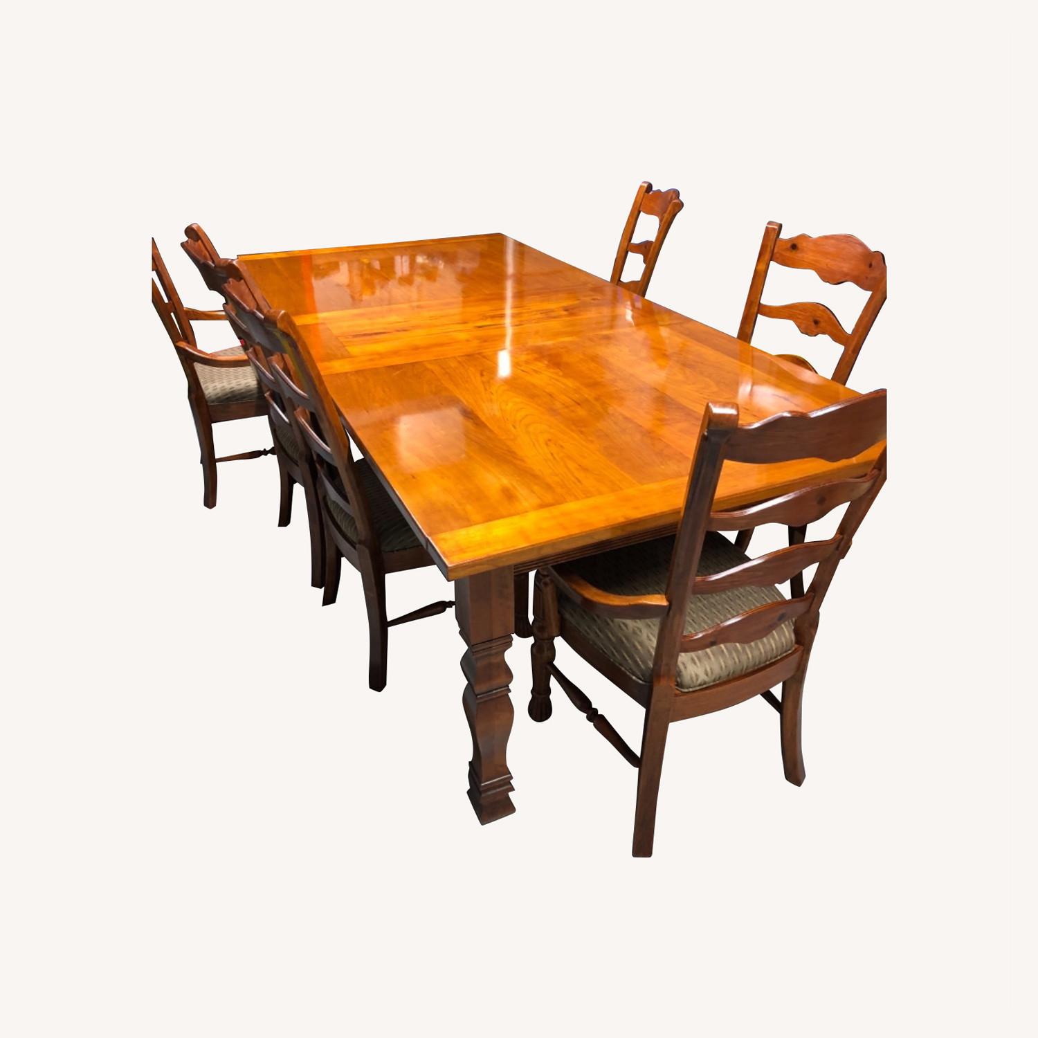 Cherry Dining Table Set - image-0