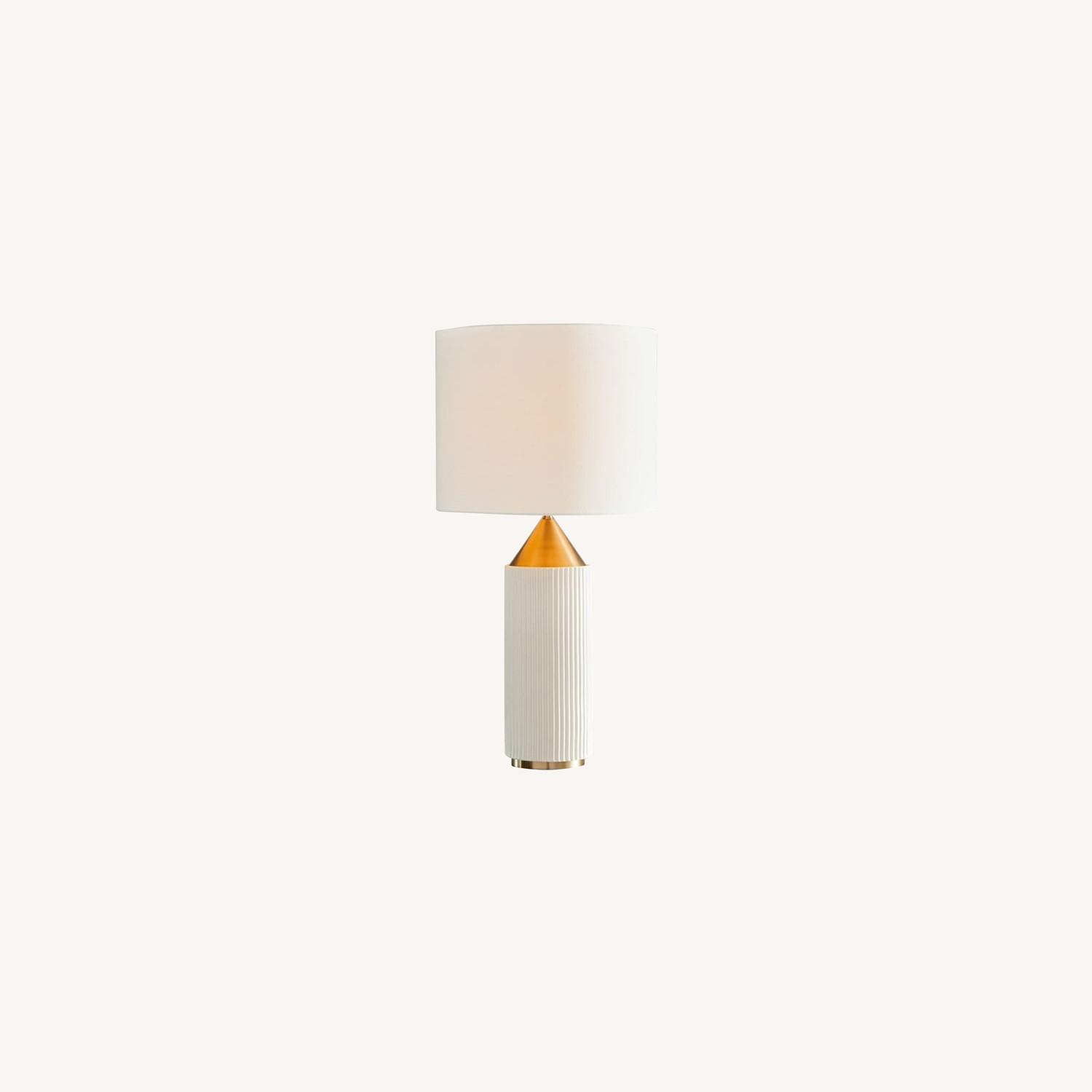 West Elm Modern Fluted Table Lamp - Large - image-0