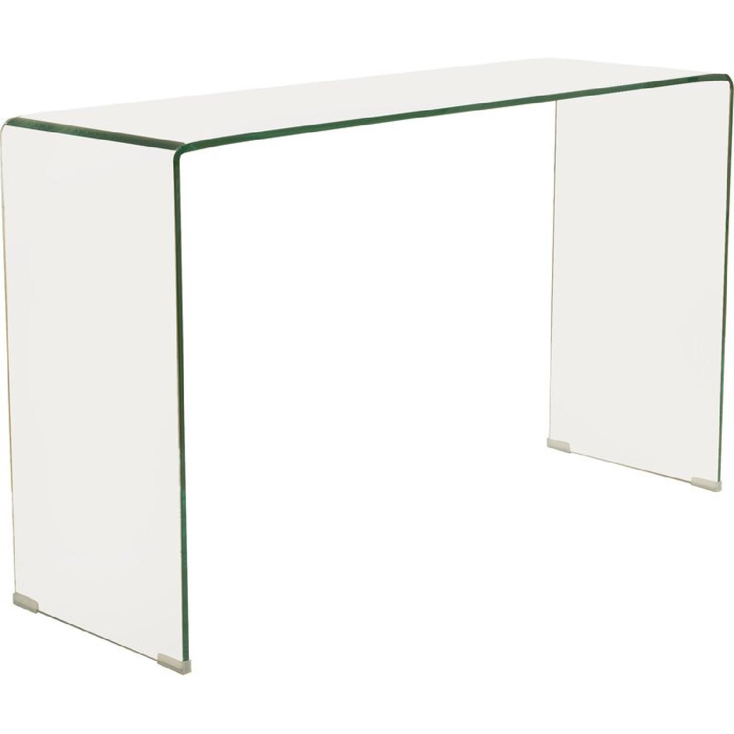 Wayfair Wedgefield Glass Entry Table - image-4
