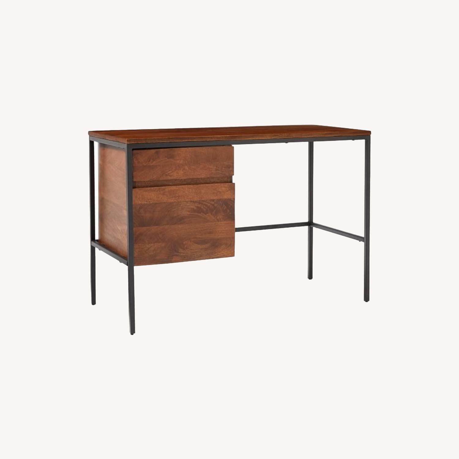 West Elm Pontes Walnut Desk - image-0