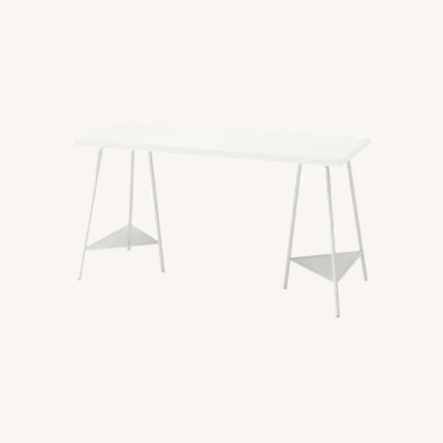 IKEA Gaming Desk With Wire Management - image-0