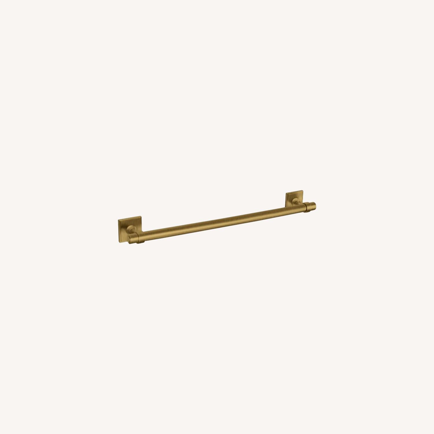 Pottery Barn Brass Pearson Towel Bar, 24" - image-0