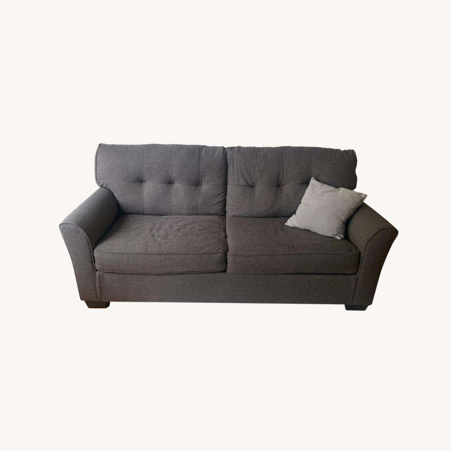 Gray Pull Out Sofa AptDeco